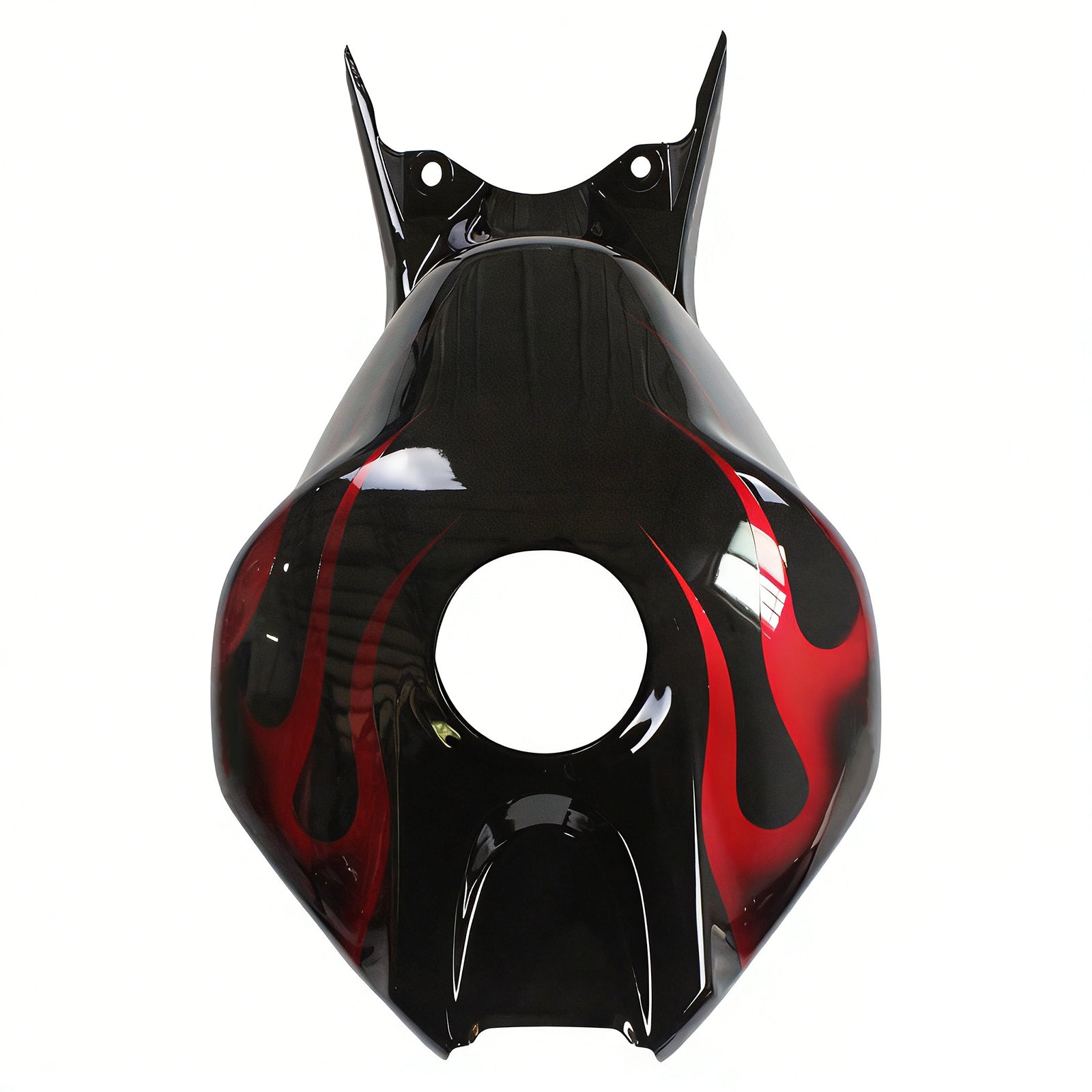 2006-2007 Honda CBR 1000 RR Black & Red Flame Shark Racing Fairings Generic