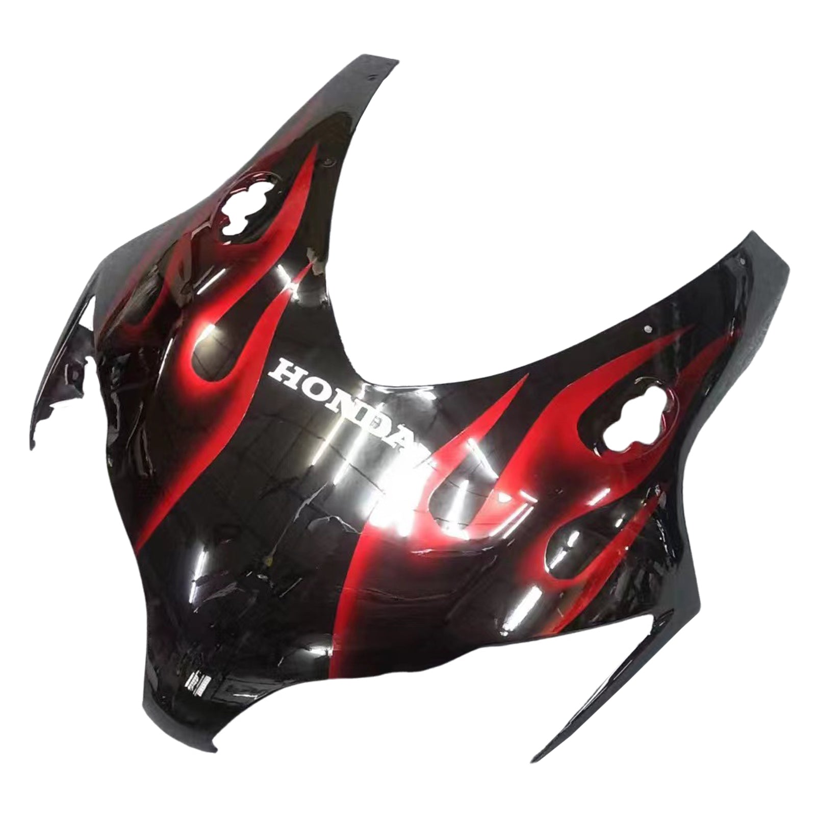 Honda CBR 1000 RR 2008-2011 Noir & Carénages de course Cherry Red Flame génériques