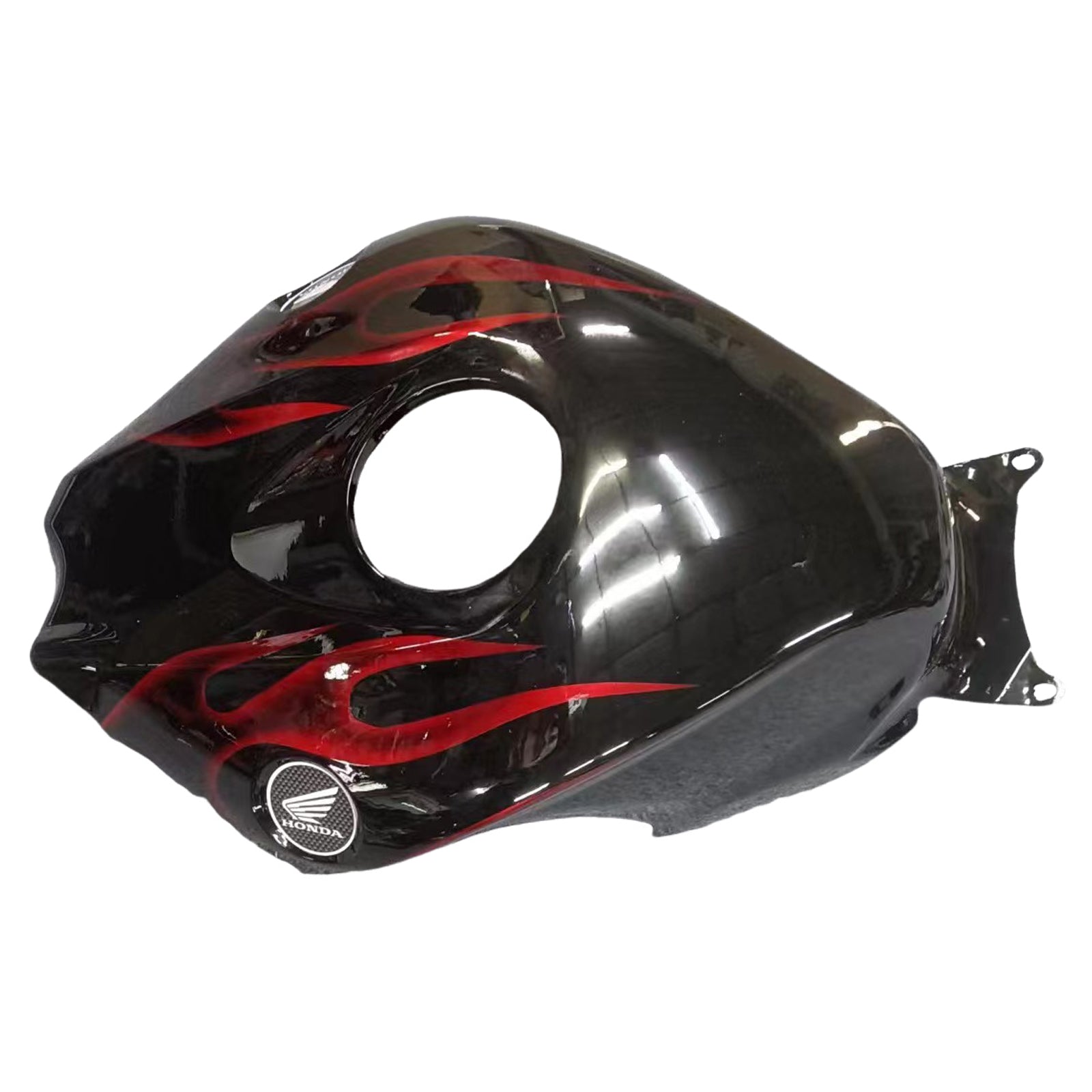 Honda CBR 1000 RR 2008-2011 Noir & Carénages de course Cherry Red Flame génériques