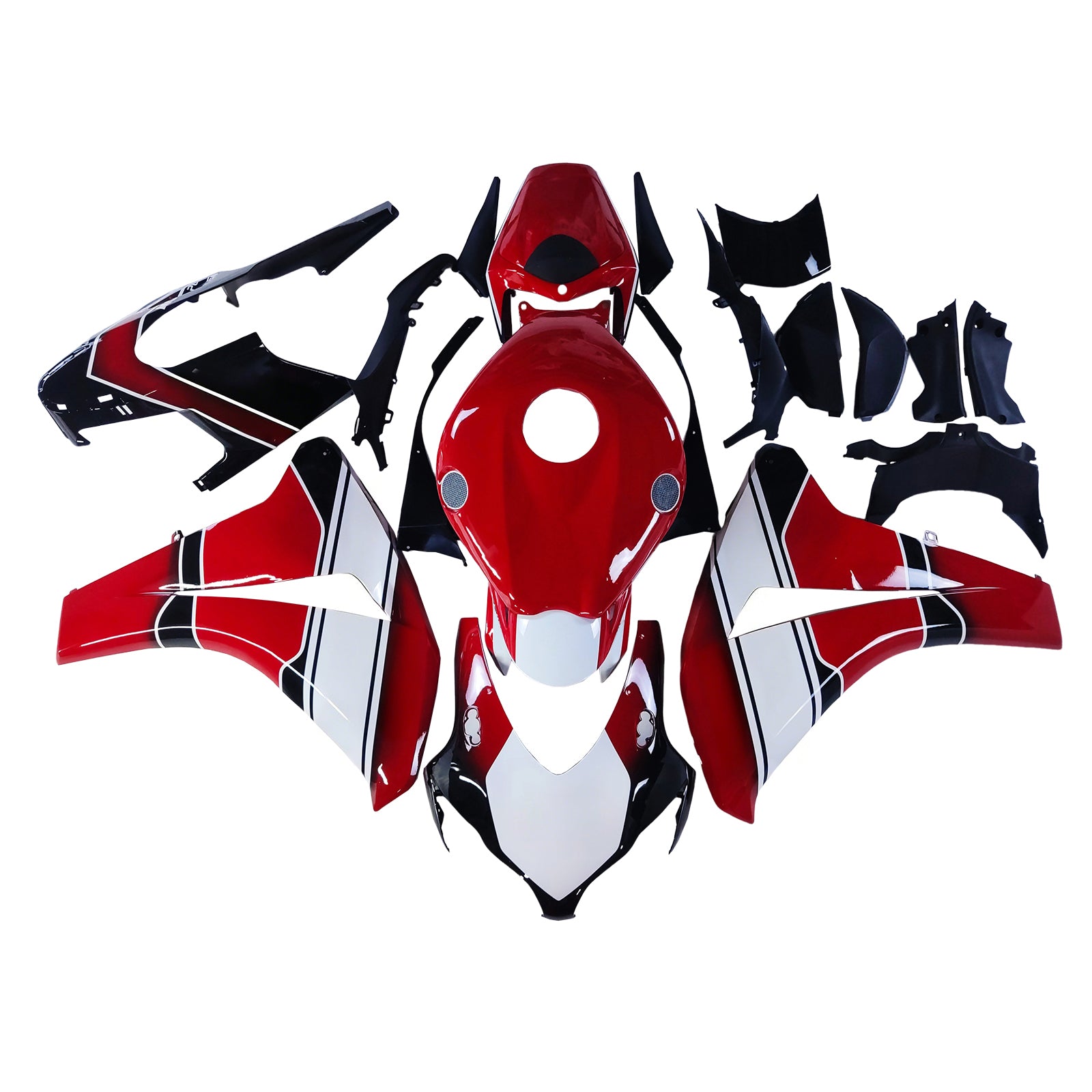 Kit de carénage d'injection Honda CBR1000RR 2008-2011, carrosserie en plastique ABS #176