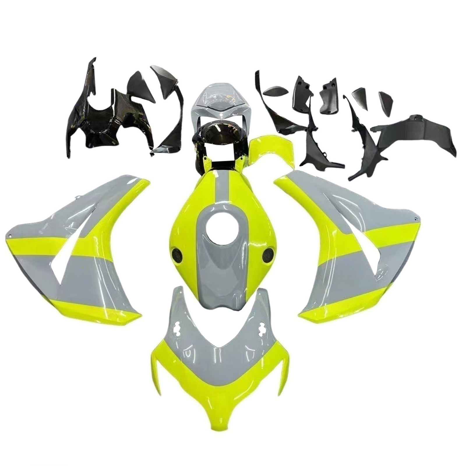 2008-2011 Honda CBR1000RR Injection Fairing Kit Karosseri Plast ABS#197