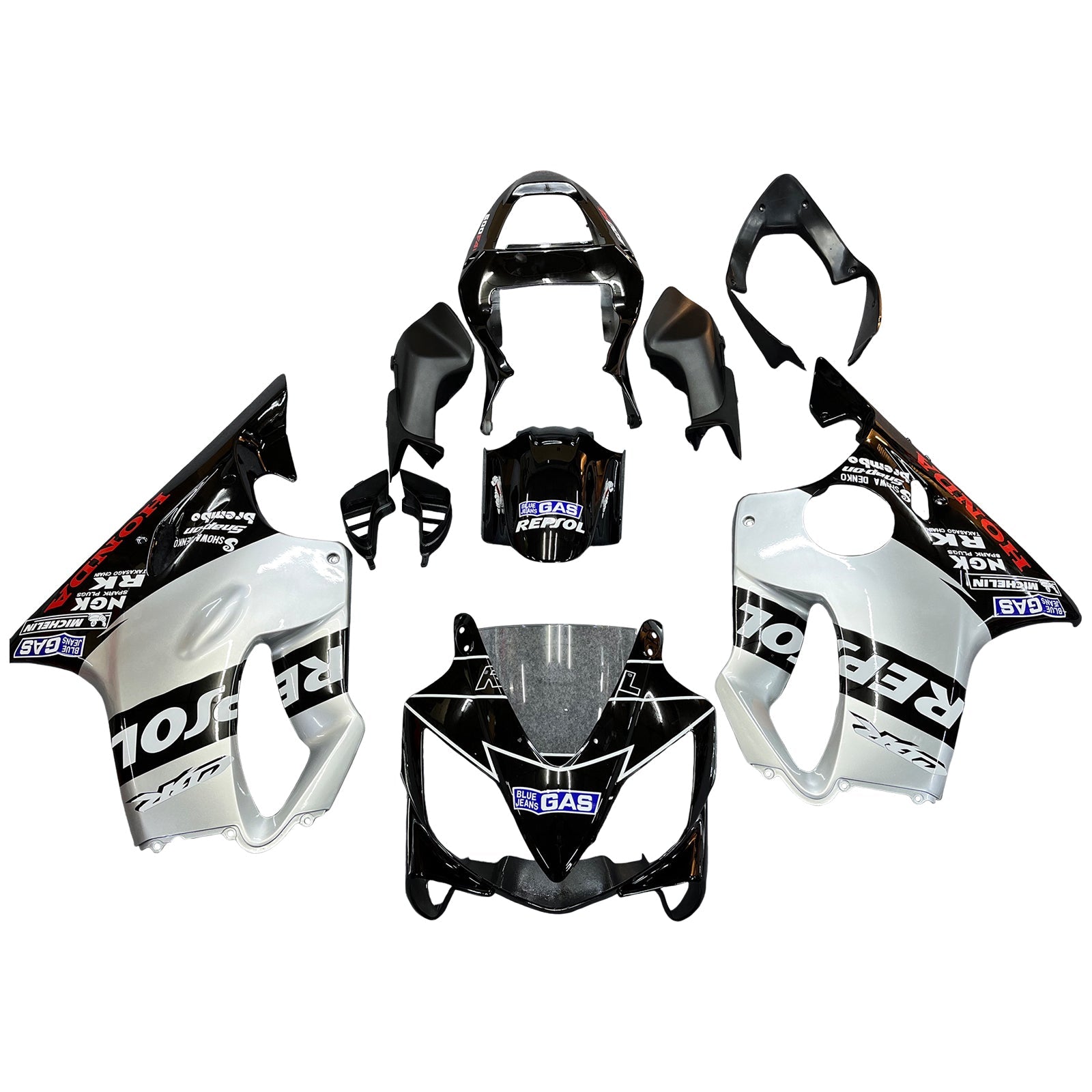 2001-2003 Honda CBR600 F4I Injection Fairing Kit Bodywork Plastic ABS#132