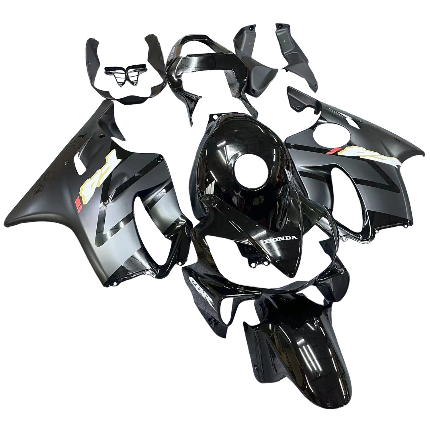 2001-2003 Honda CBR600 F4I Kit de carénage injection de carrosserie en plastique ABS # 133