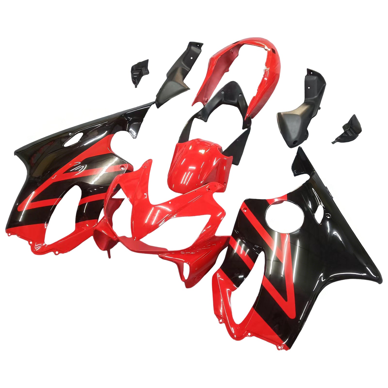 2004-2007 Honda CBR600 F4i Injection Fairing Kit Karosseri Plast ABS