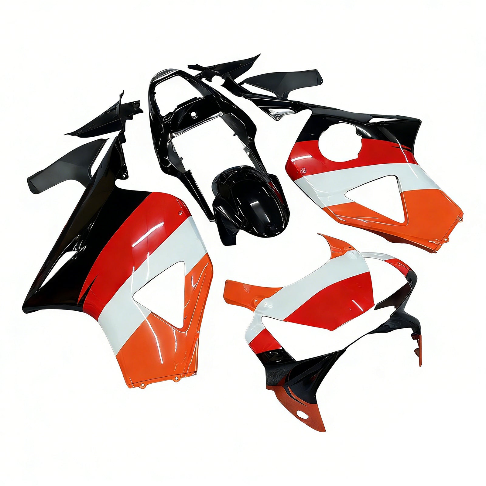 2002-2003 HONDA CBR 954 RR AMOTOPART FATINGS Black Repsol Honda Racing Customs Fairing