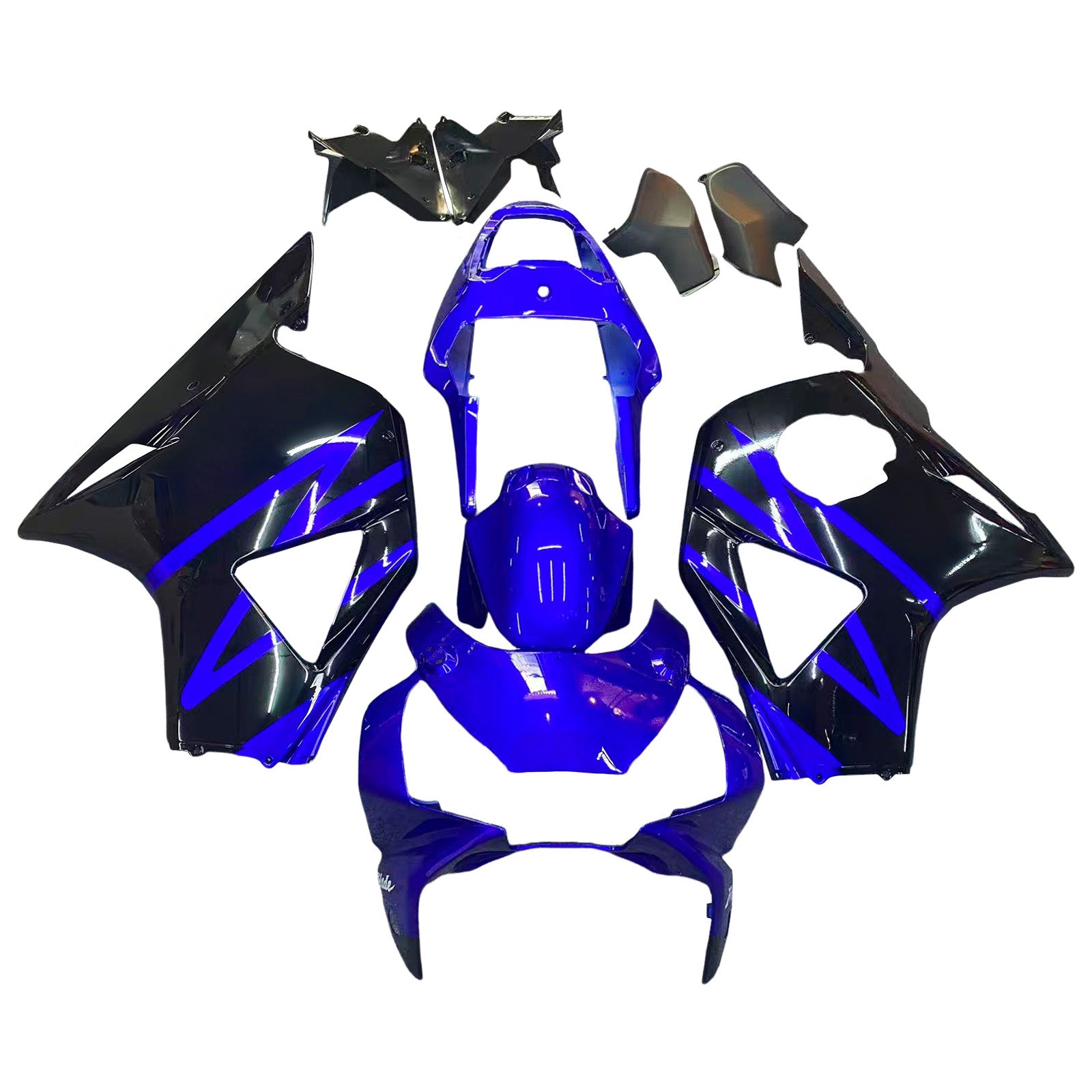 2002-2003 Honda CBR 954 RR Blauw & Zwart RR Racing Stroomlijnkappen Algemeen