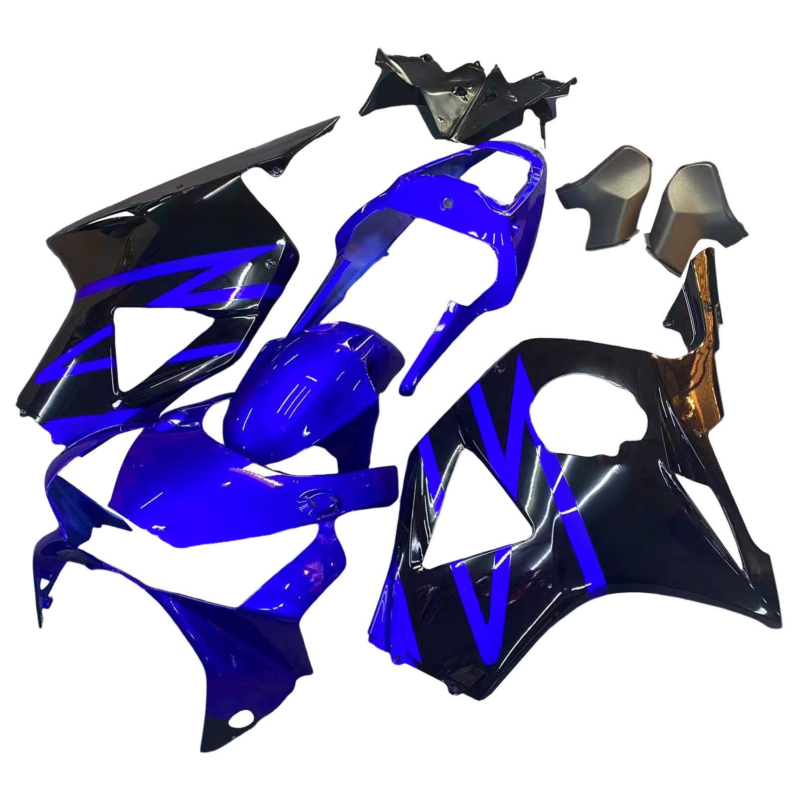 2002-2003 Honda CBR 954 RR Blauw & Zwart RR Racing Stroomlijnkappen Algemeen