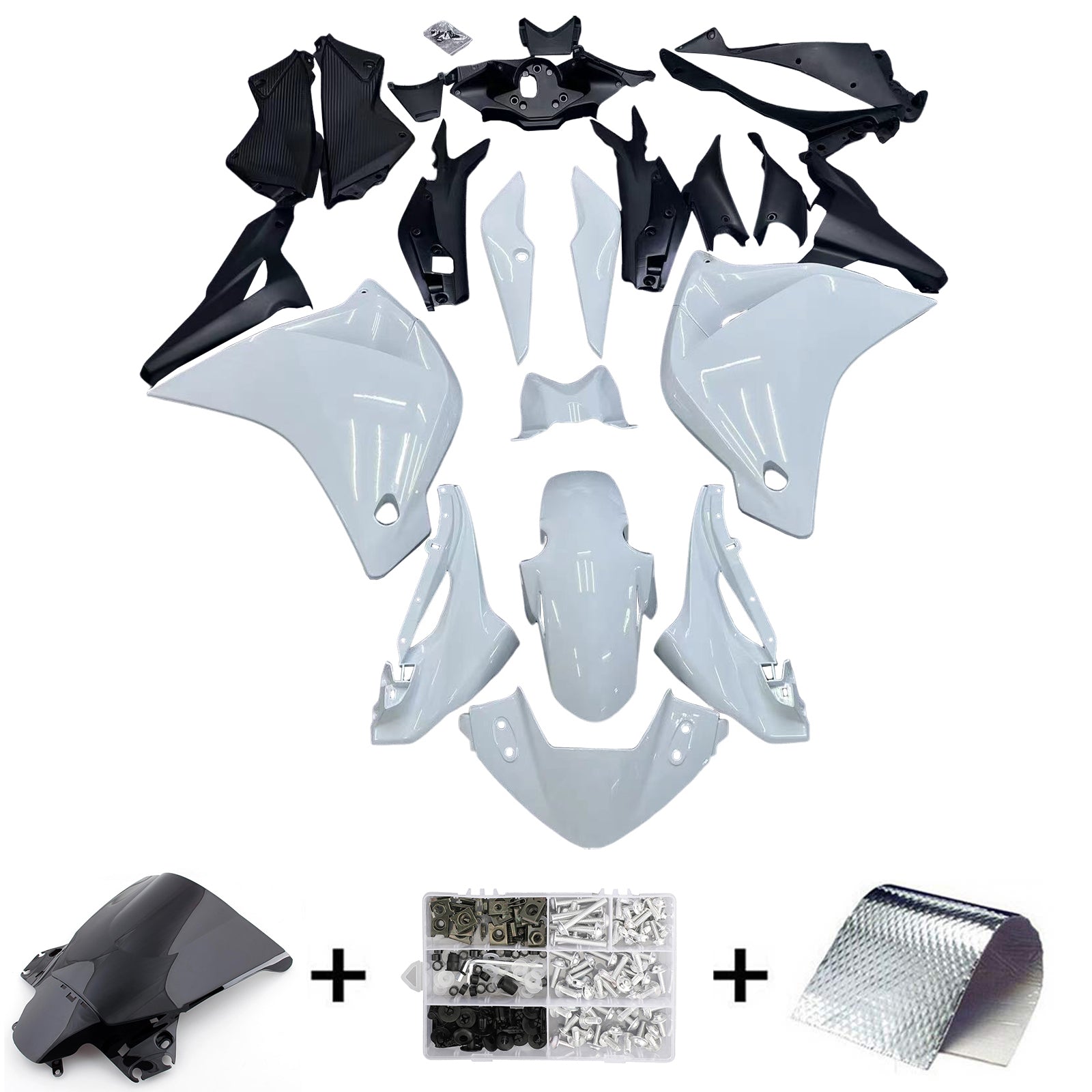 Kit de carénage d'injection Honda CBR250R 2011-2015, carrosserie en plastique ABS