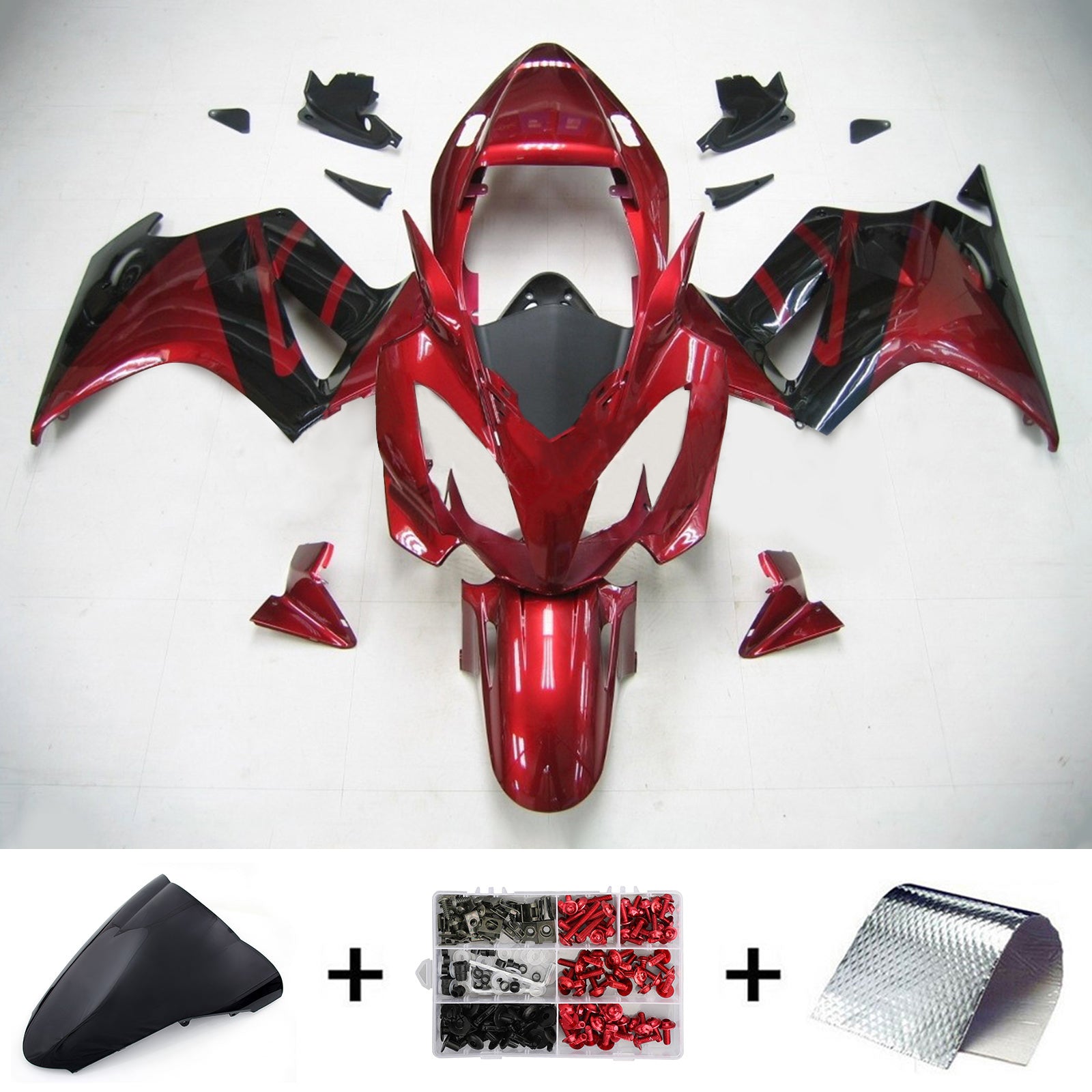2002-2012 Honda VFR800 Injection ABS Plastic Bodywork Fairing 002# #2