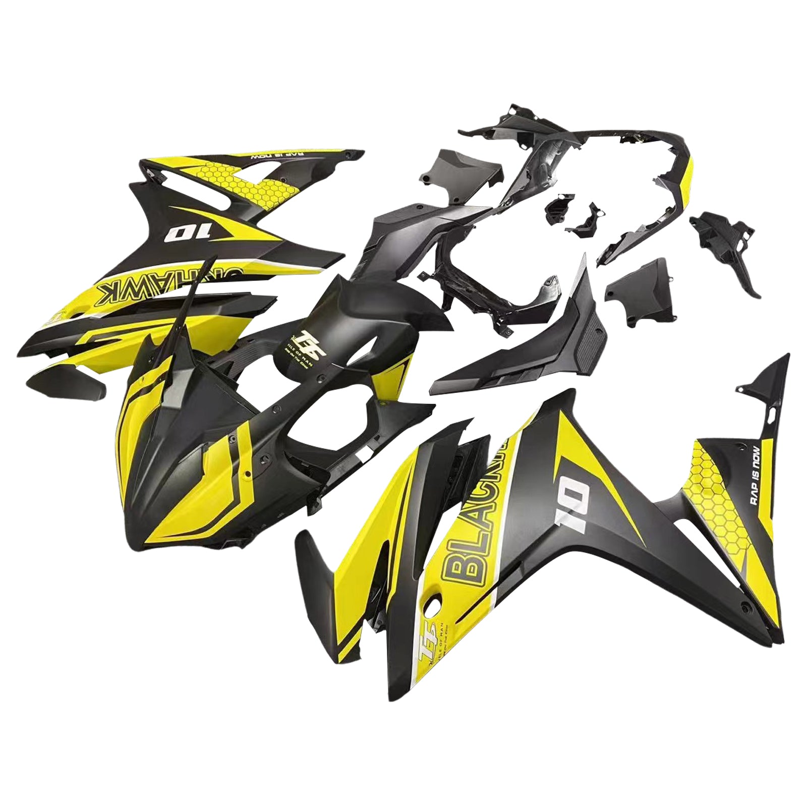 2016-2018 Honda CBR500R AMOTOPART INJECTION CAURING Kit Bodywork Plastic Abs # 104