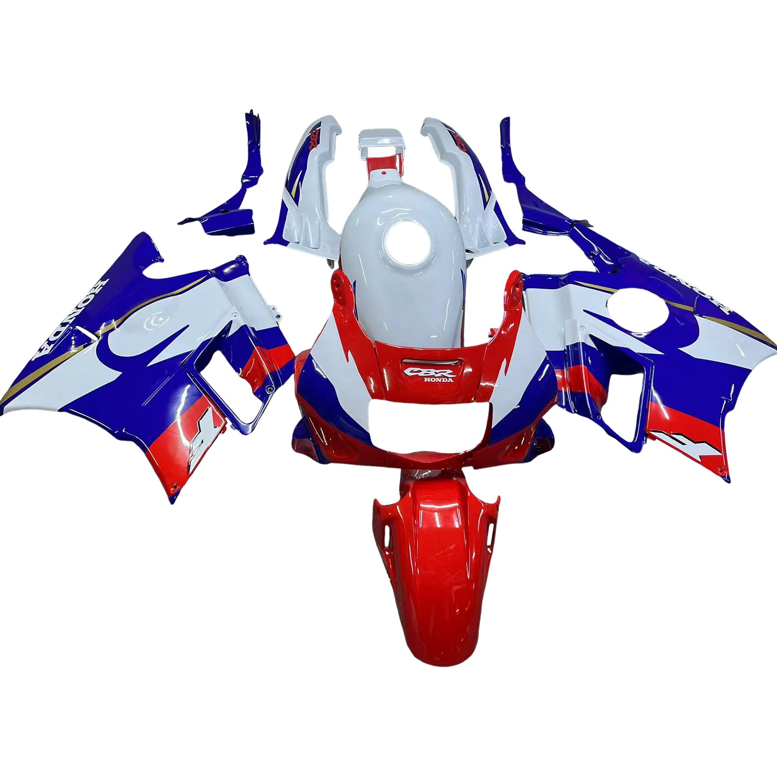 1991-1994 Honda CBR600 F2 Kit de carenado de inyección Carrocería Plástico ABS