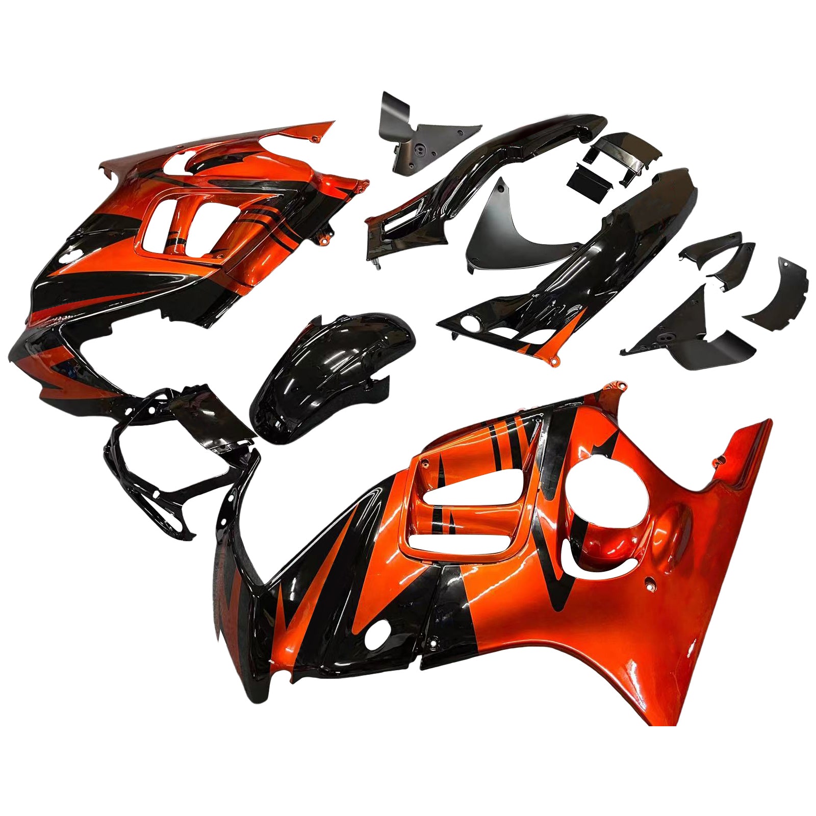 1995-1996 Honda CBR600 F3 Amotopart Kit de carénage d'injection carrosserie plastique ABS #103