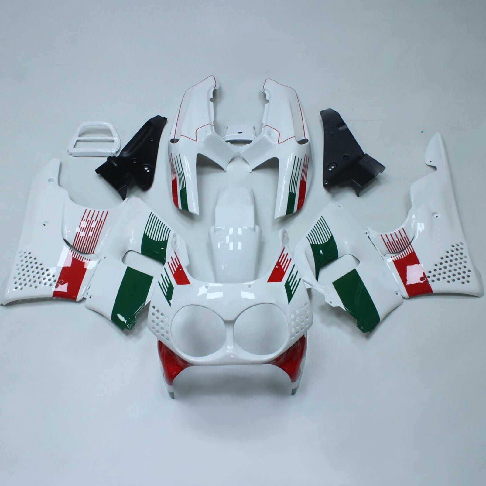 1992-1993 Honda CBR900RR 893 Kit de carénage d'injection Amotopart carrosserie plastique ABS #108