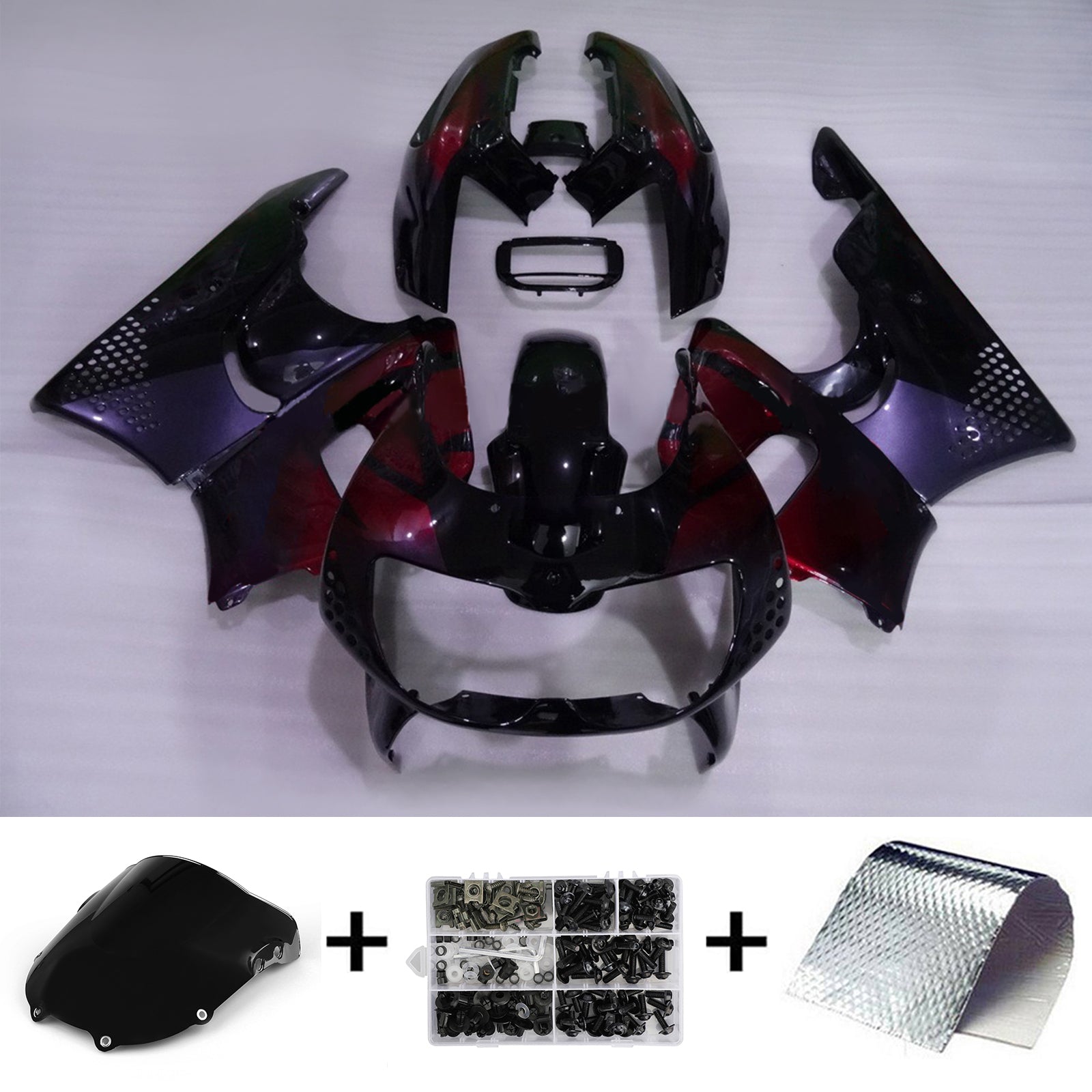 1994-1995 Honda CBR900RR 893 Amotopart vstrekovacia kapotážová súprava karoséria Plast ABS #111
