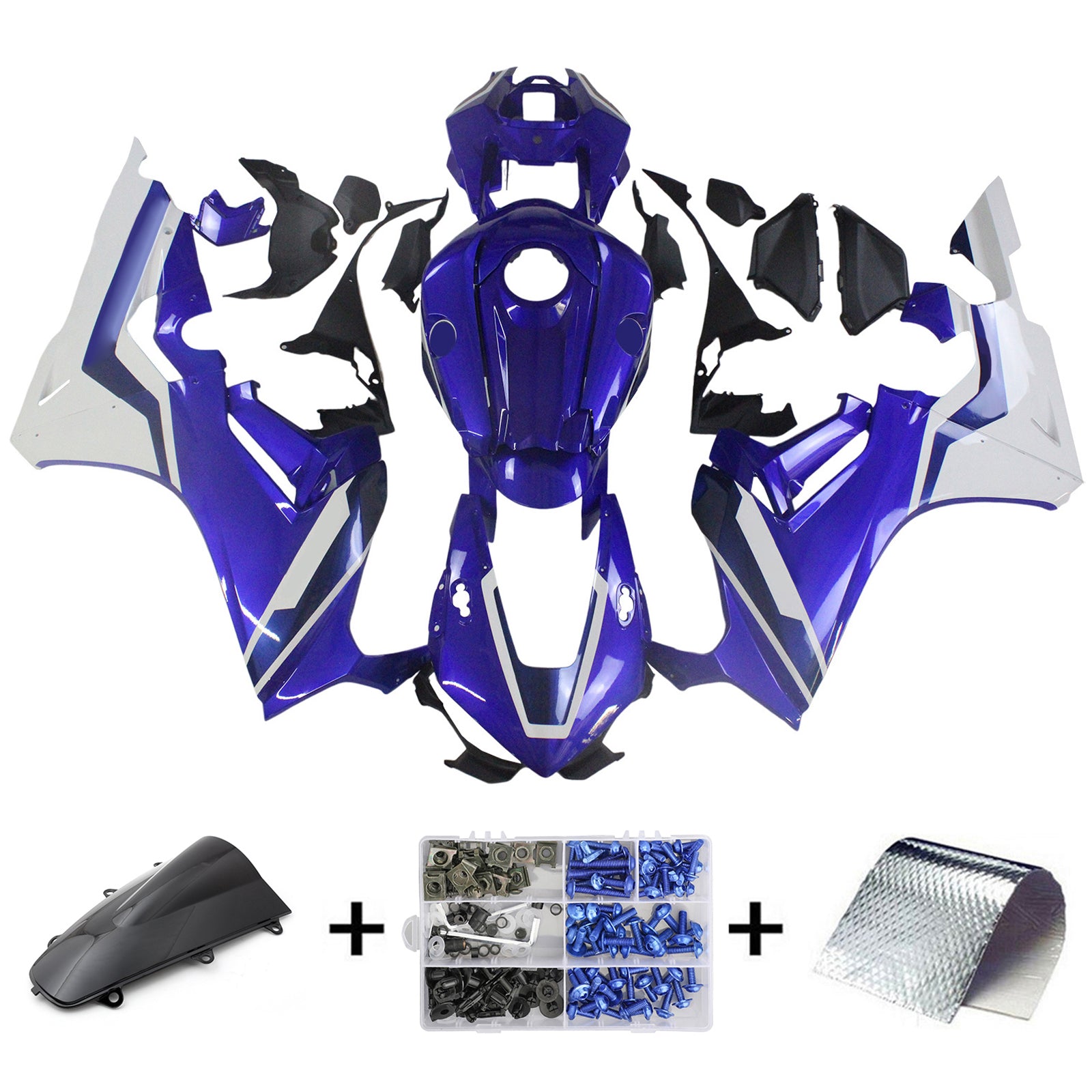 2017-2023 Honda CBR1000RR Amotopart Injection Fairing Kit Bodywork Plastic ABS #101