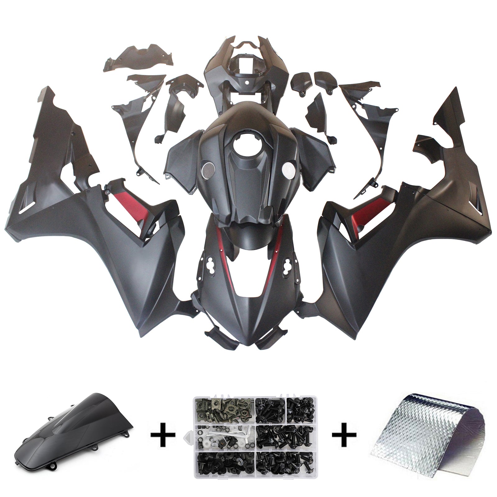 2017-2023 Honda CBR1000RR Amotopart Kit de carenado de inyección Carrocería Plástico ABS # 101