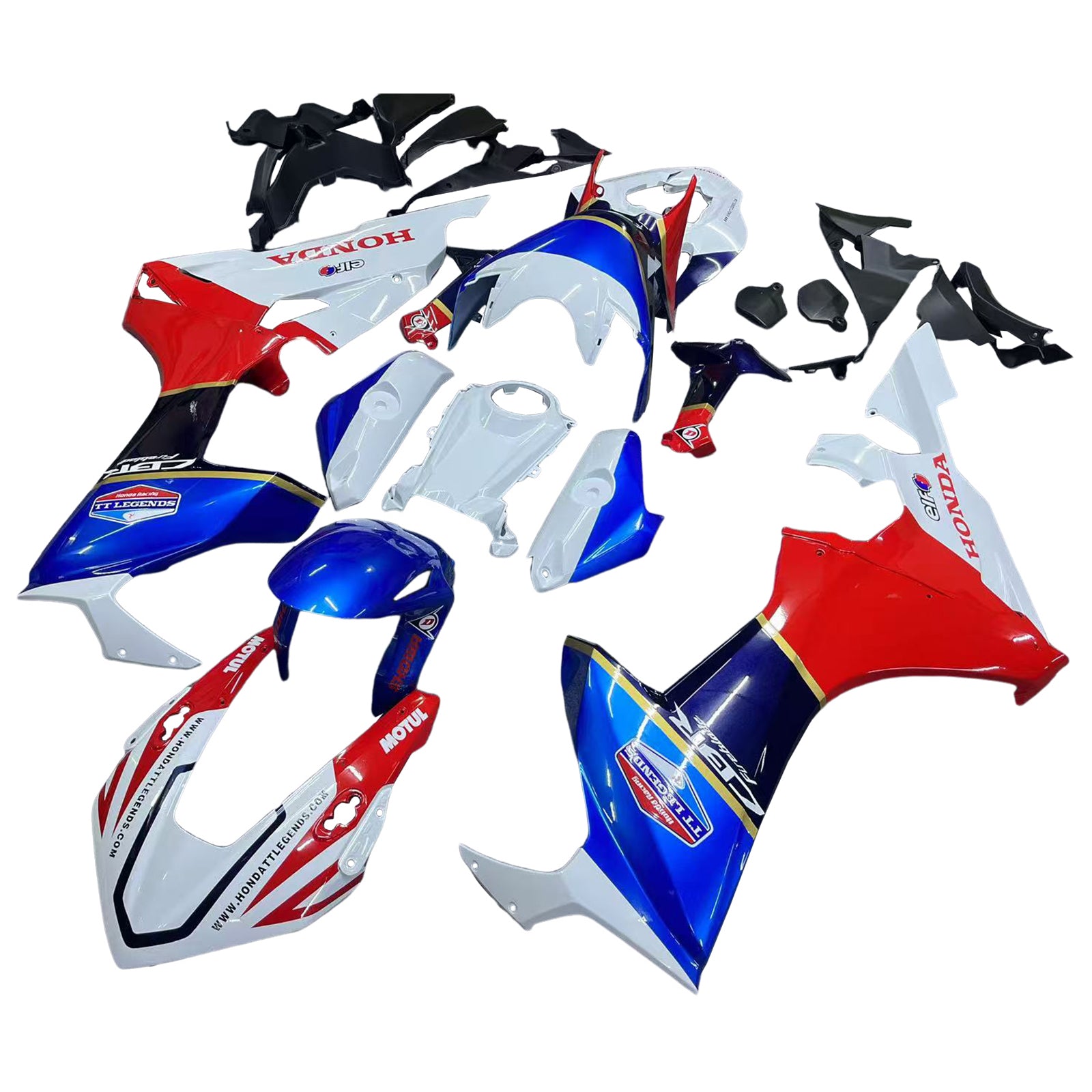 2017-2023 Honda CBR1000RR Amotopart vstrekovanie Kit Kadywork Bodywork Plastic ABS #101