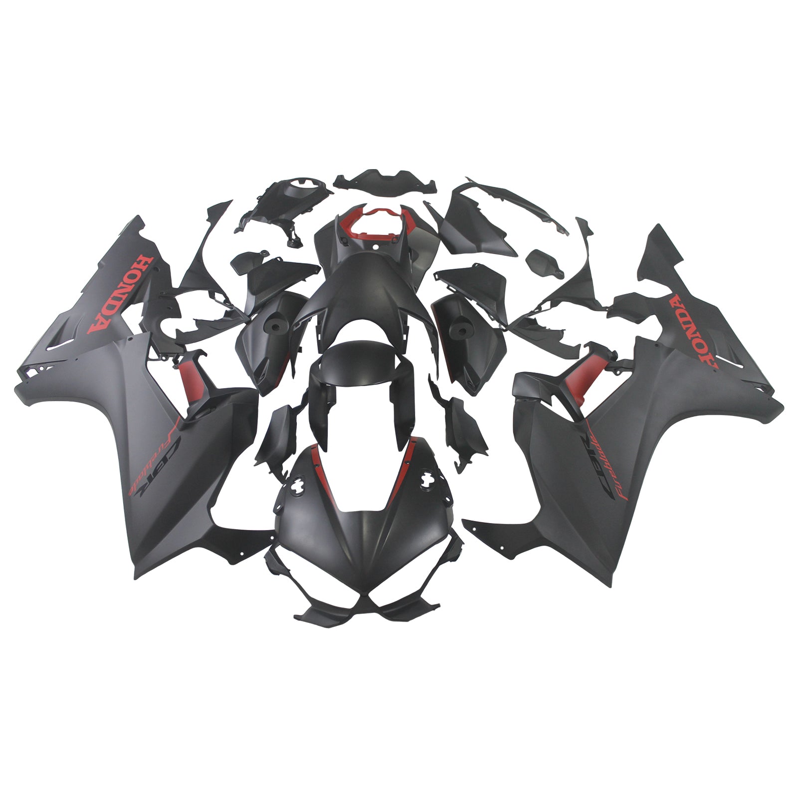 2017-2023 Honda CBR1000RR AMOTOPART INJECTION KIT CAURING BOSTWORD PLASTIQUE ABS # 101