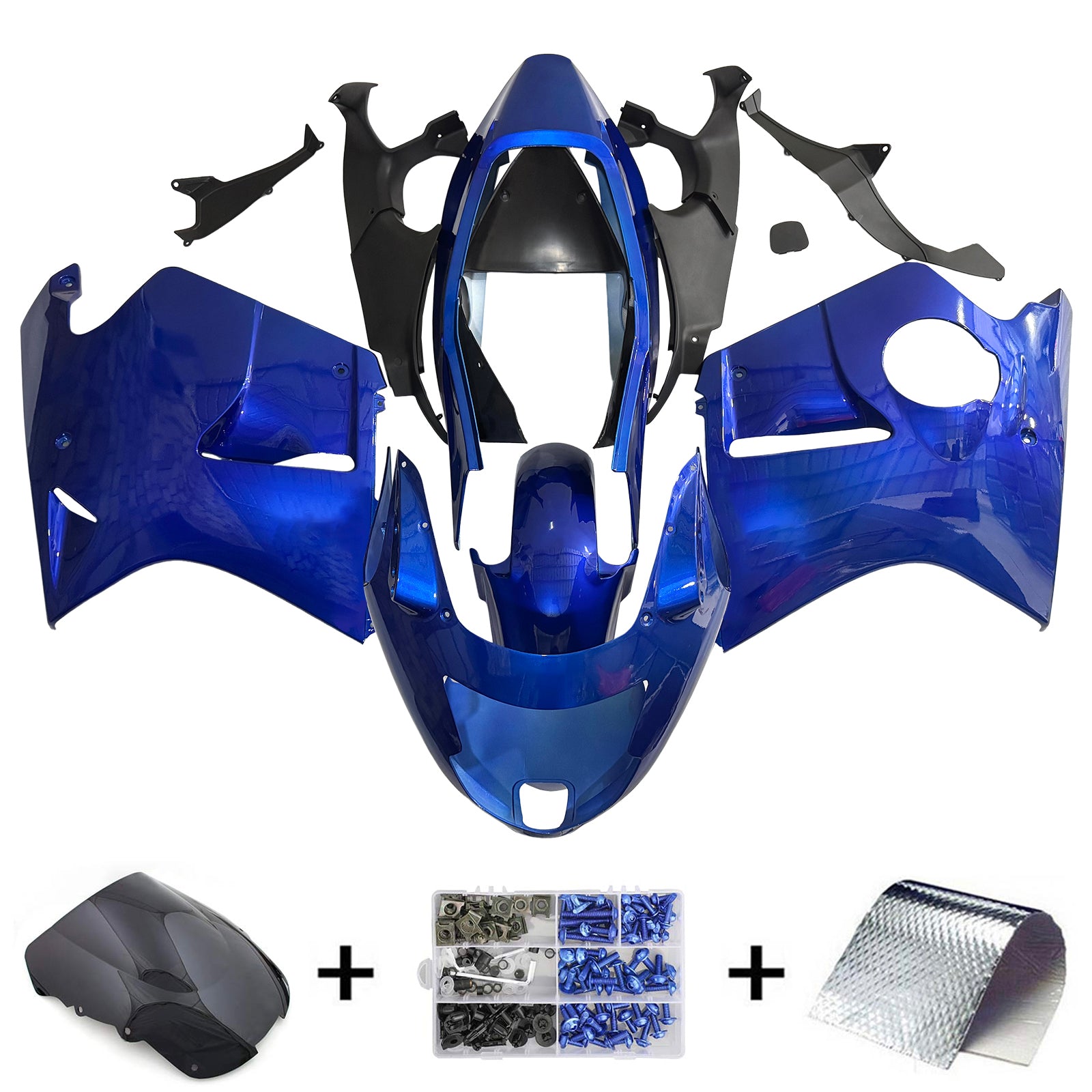 1996-2007 HONDA CBR1100XX SUBERBLACKBIRD AMOTOPART KIT DE FAFORNAÇÃO DE FAFORMAÇÃO ABS #109