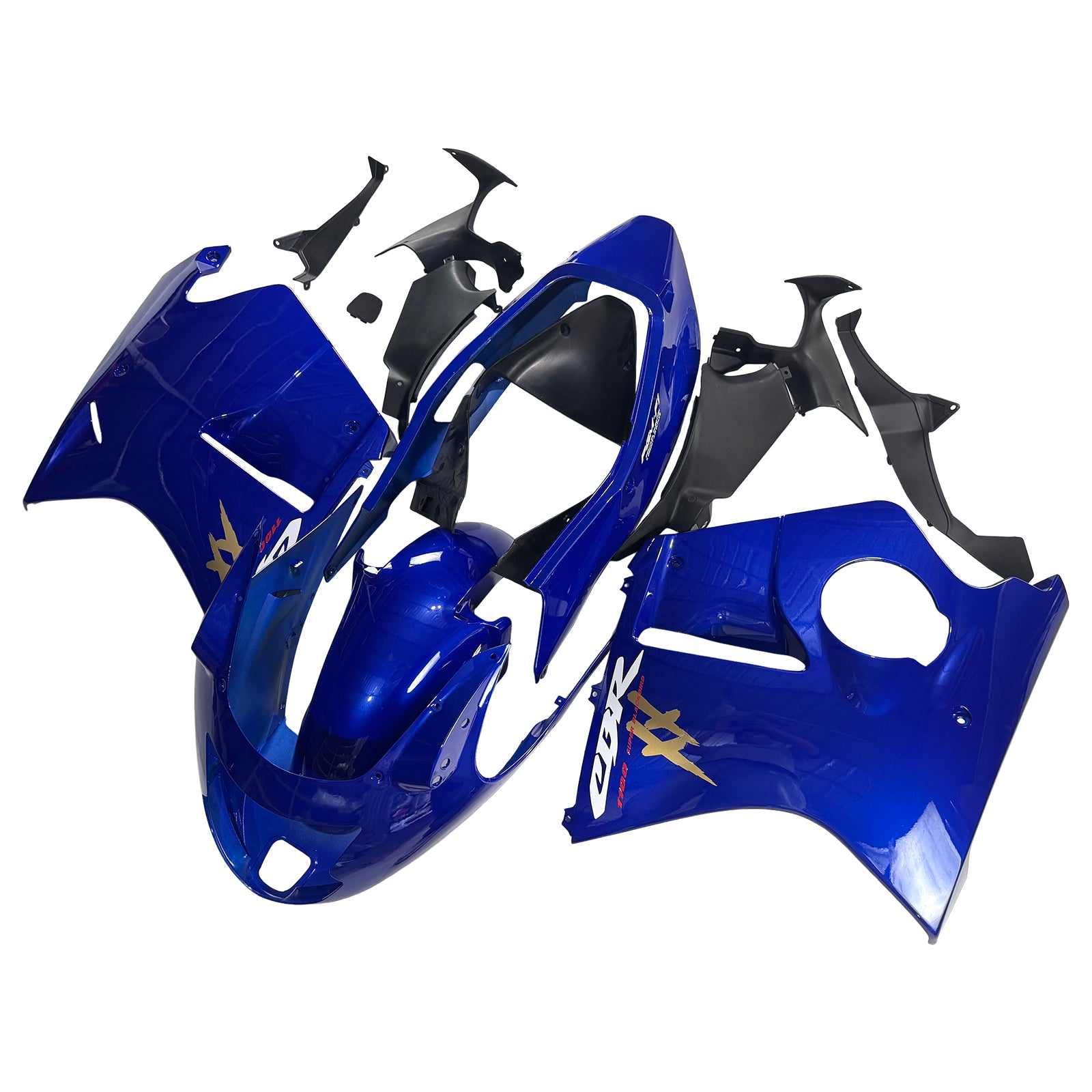 1996-2007 Honda CBR1100XX SuperBlackBird Injection Fairing Kit Bodywork ABS#122