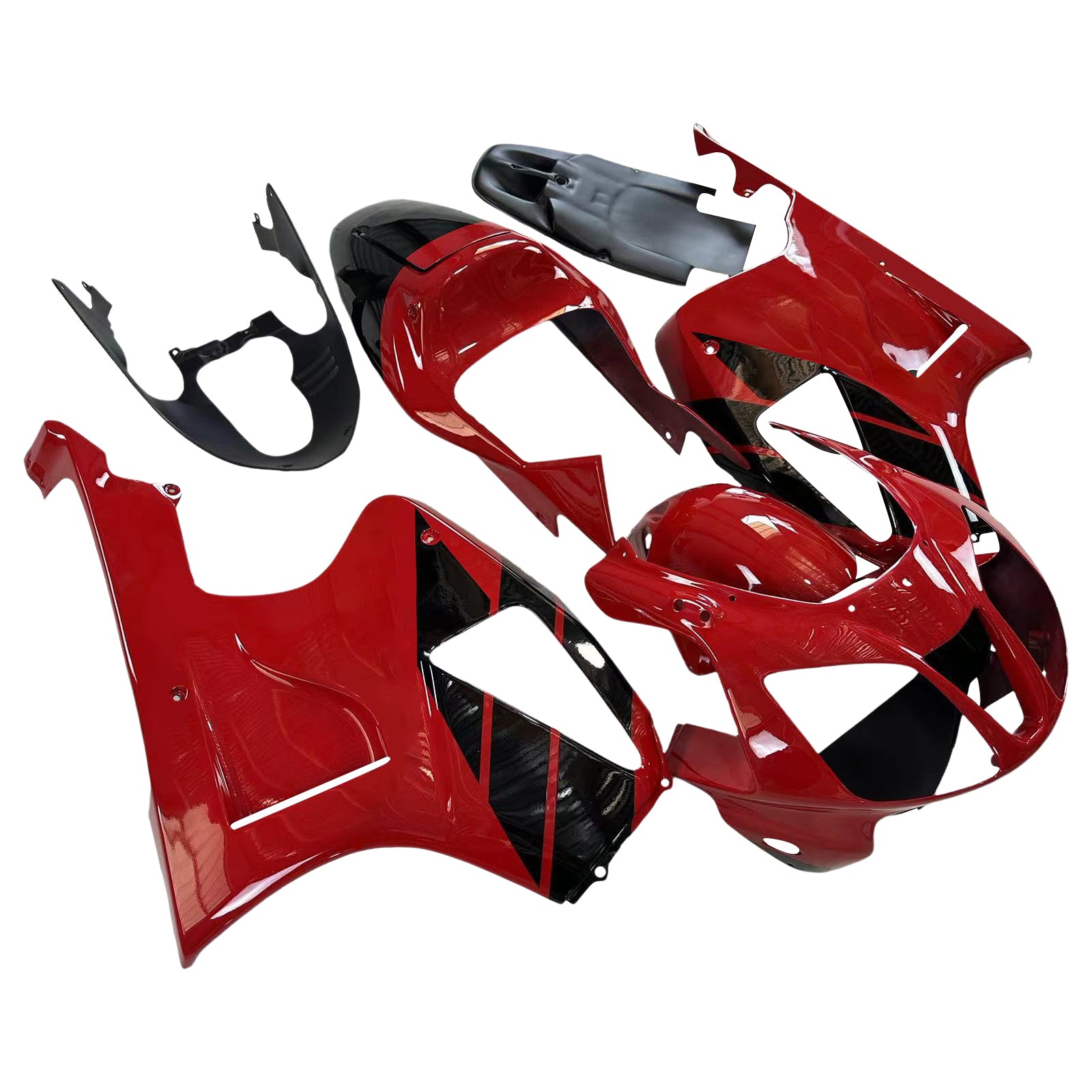 2000-2006 Honda VTR1000 RC51 Amotopart Kit de carénage d'injection carrosserie plastique ABS #106