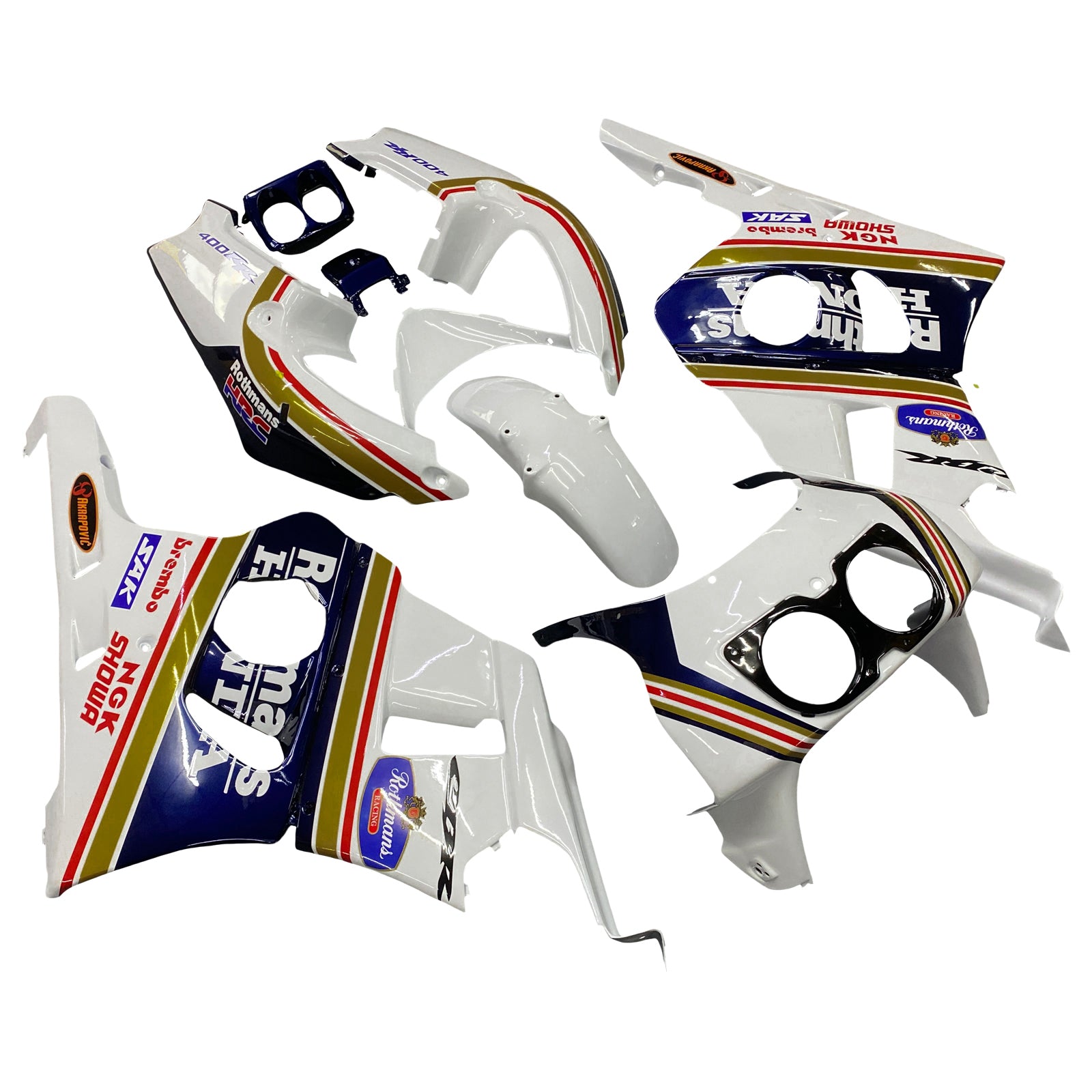 1990-1999 Honda CBR400RR NC29 Amotopart Injection Fairing Kit Bodywork Plastic ABS #107