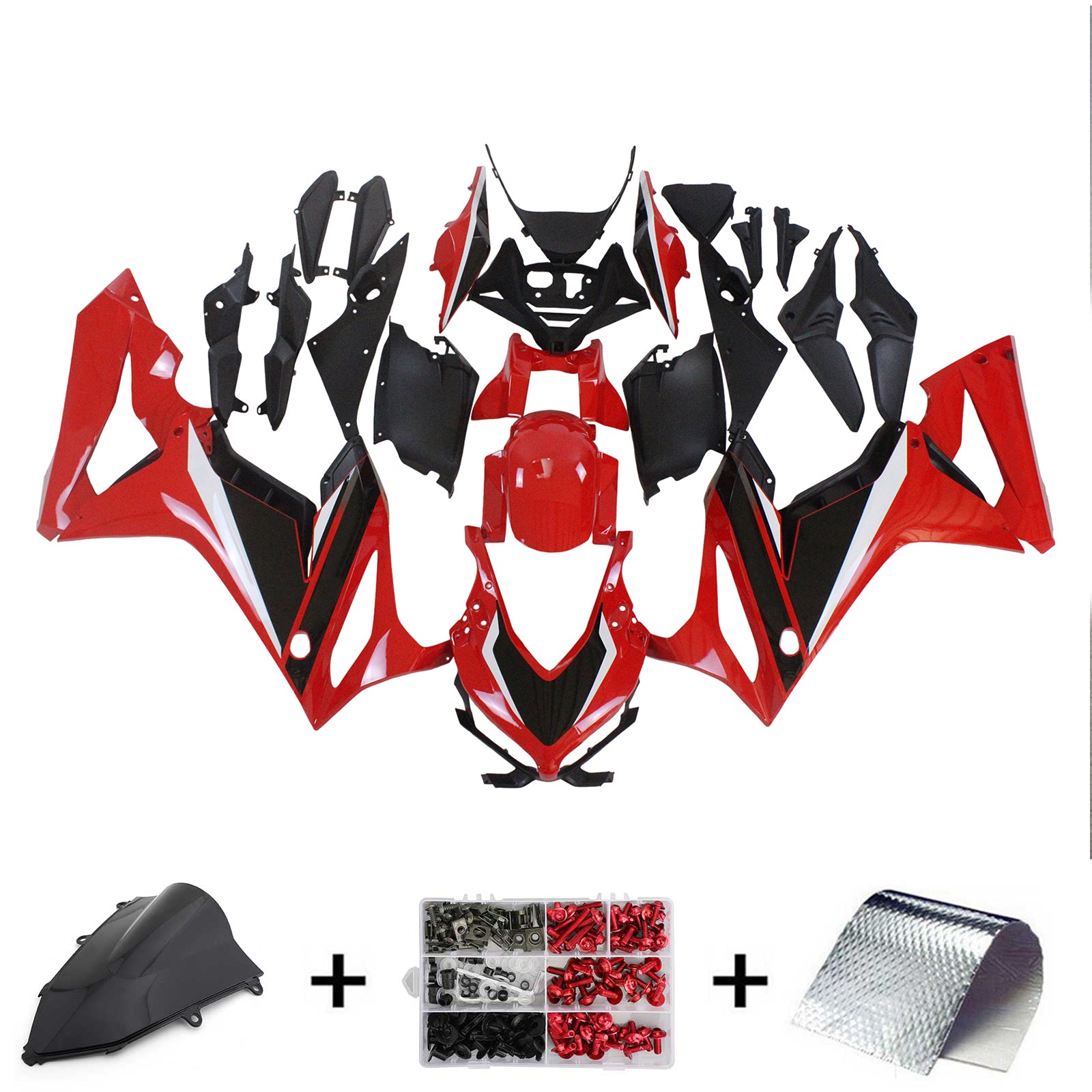 Kit de carénage Honda CBR650R 2019-2020 carrosserie plastique ABS
