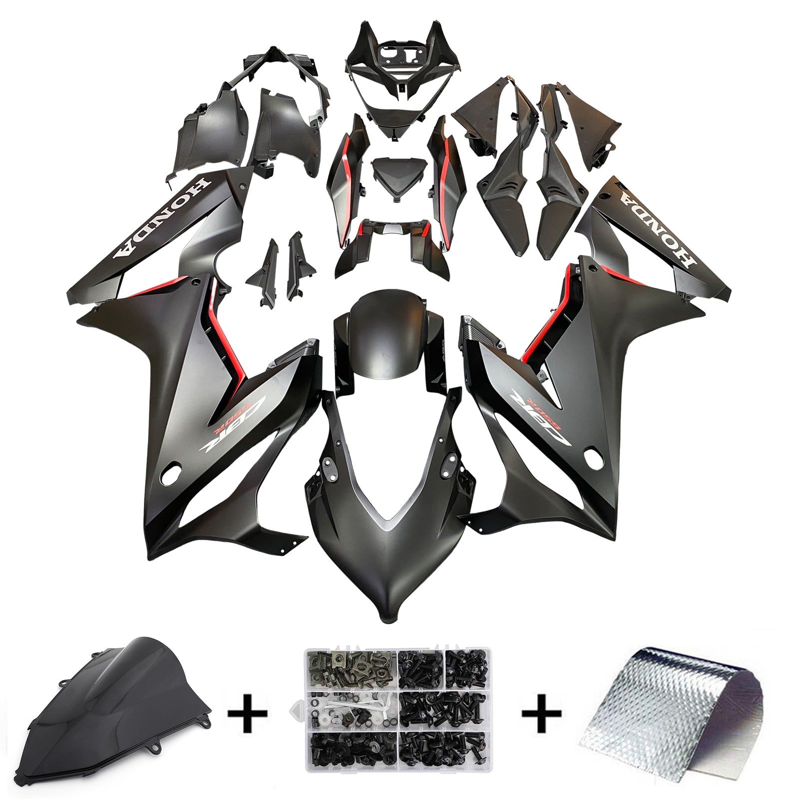 2021-2023 Honda CBR650r Amotopart Injection Fairing Kit Bodywork Plastic Abs # 101