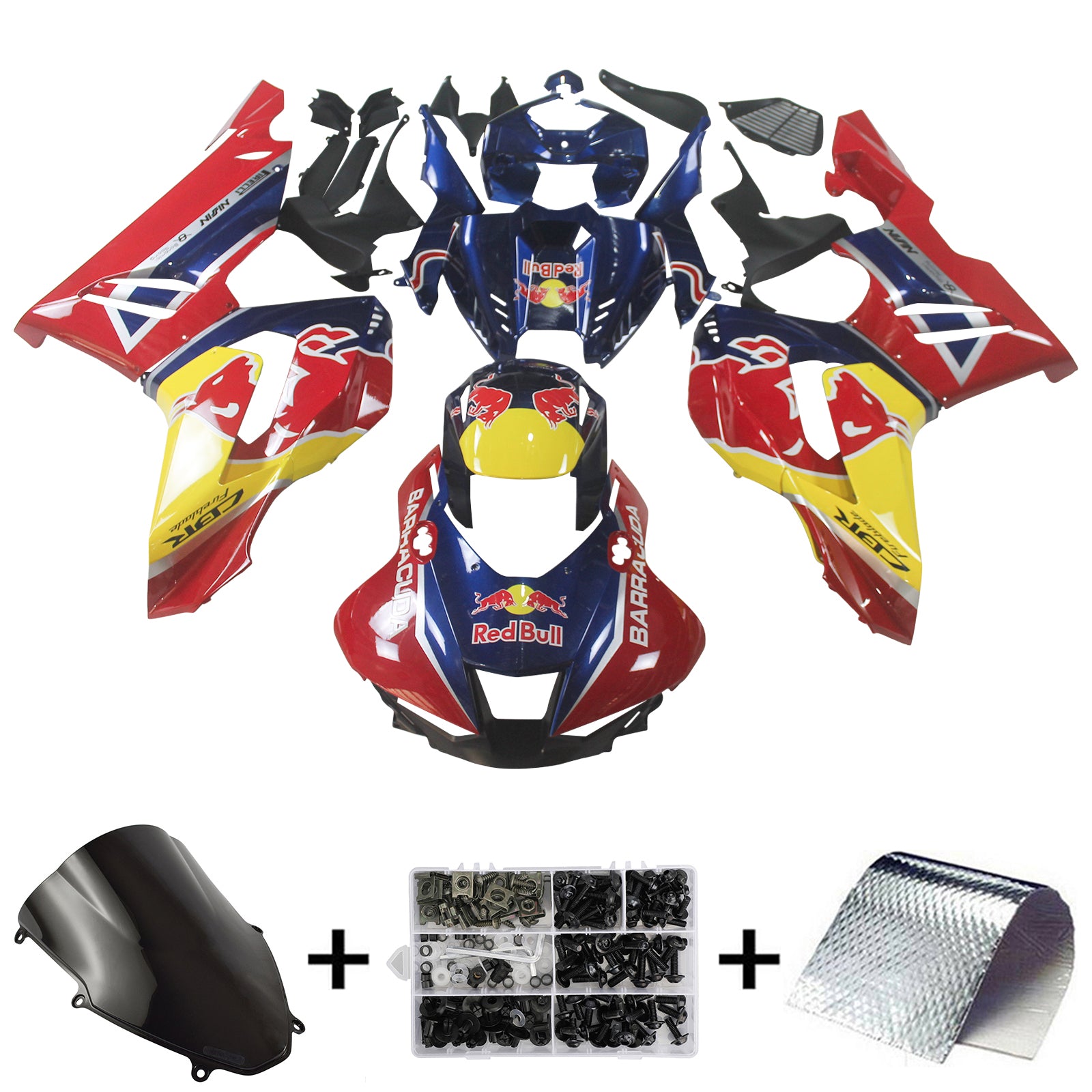 Kit de carénage d'injection Honda CBR1000RR-R 2020-2025 carrosserie plastique ABS #108
