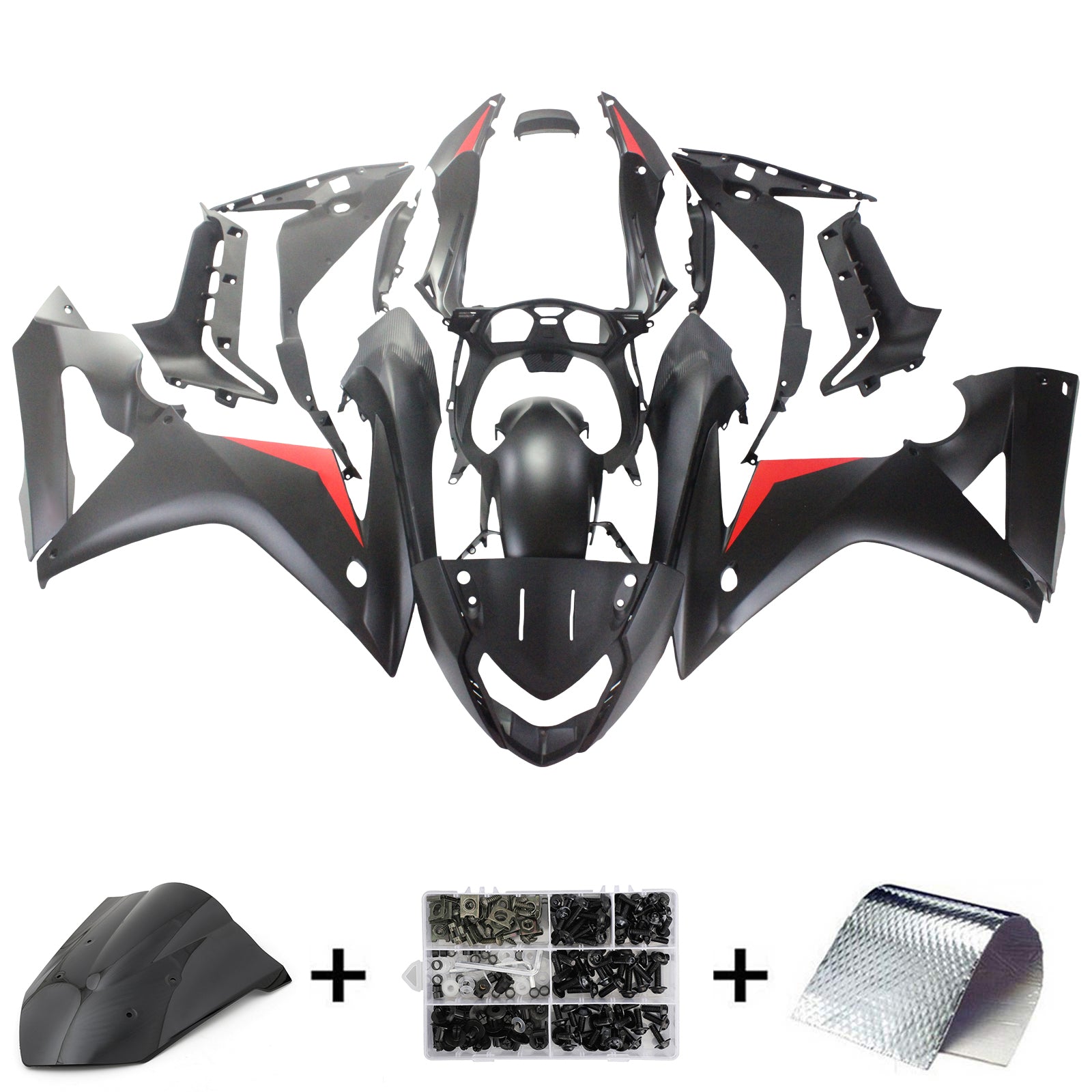 2017-2019 Honda CBR650F Kit de carenagem de injeção de injeção Plástico ABS #106