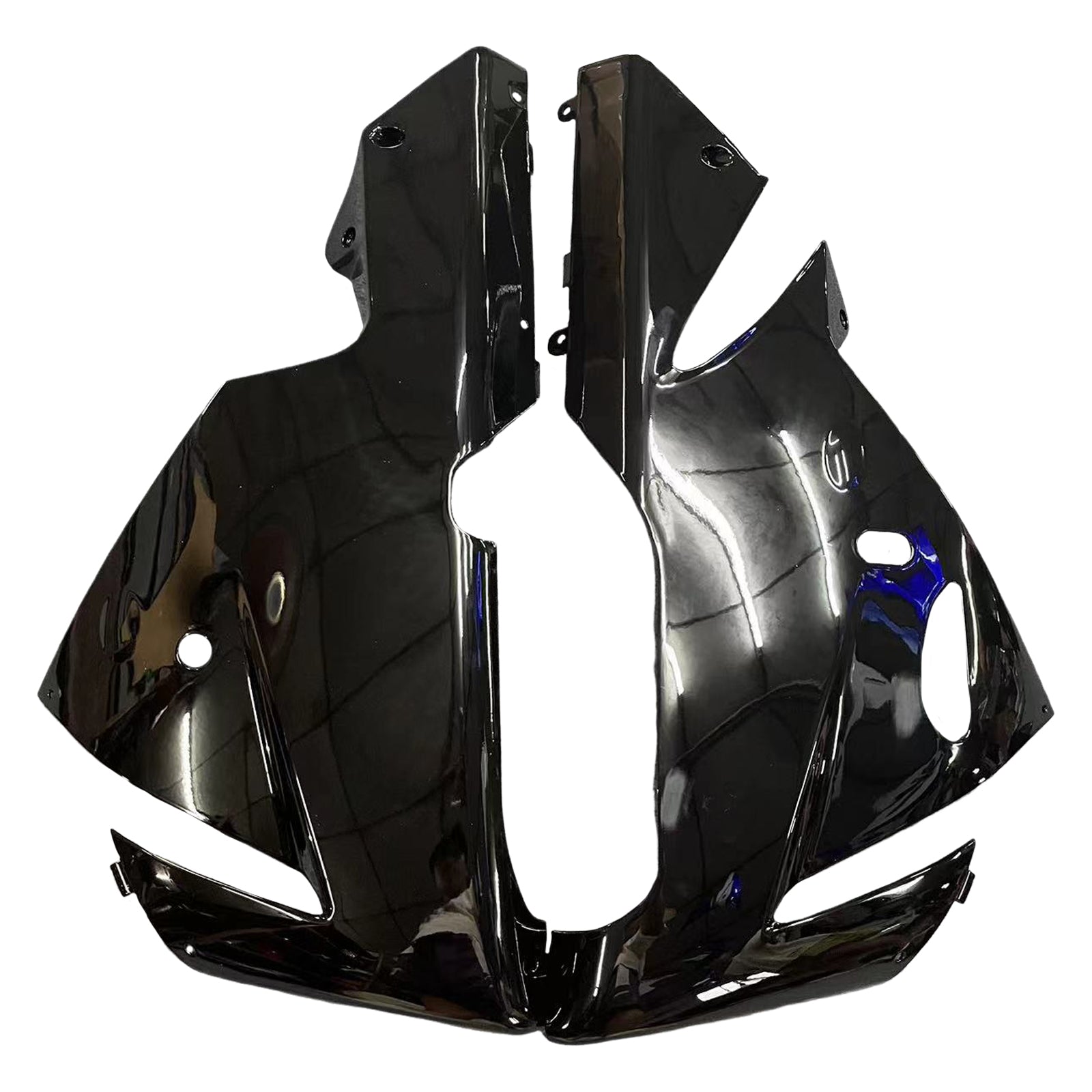 Kit de carénage noir brillant Kawasaki Zx10R 2004-2005 par Amotopart Fairings