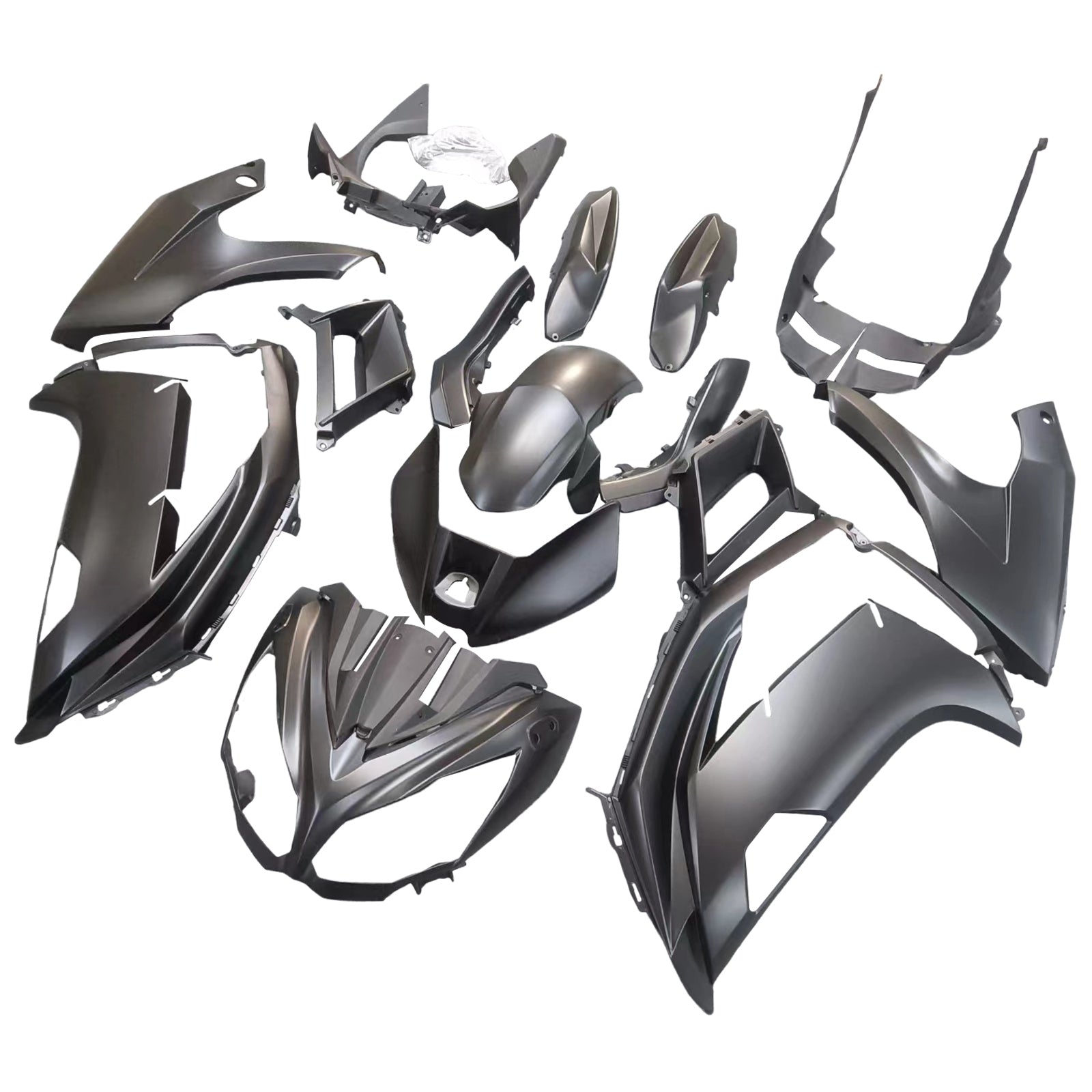 2012-2016 Kawasaki Ninja 650 EX650 AMOTOPART FAIRING Black Kit