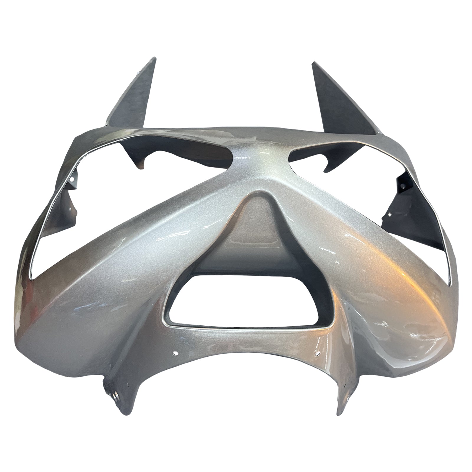 2003-2004 Kawasaki ZX6R 636 Amotopart stroomlijnkappen Silver Ninja Racing