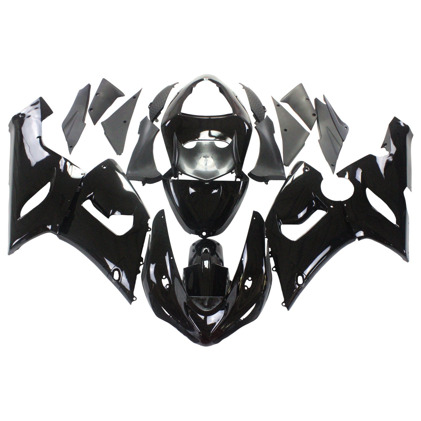2005-2006 KAWASAKI ZX6R 636 AMOTOPART INJEKTION FAIRING KIT BOODYWORK ABS #108