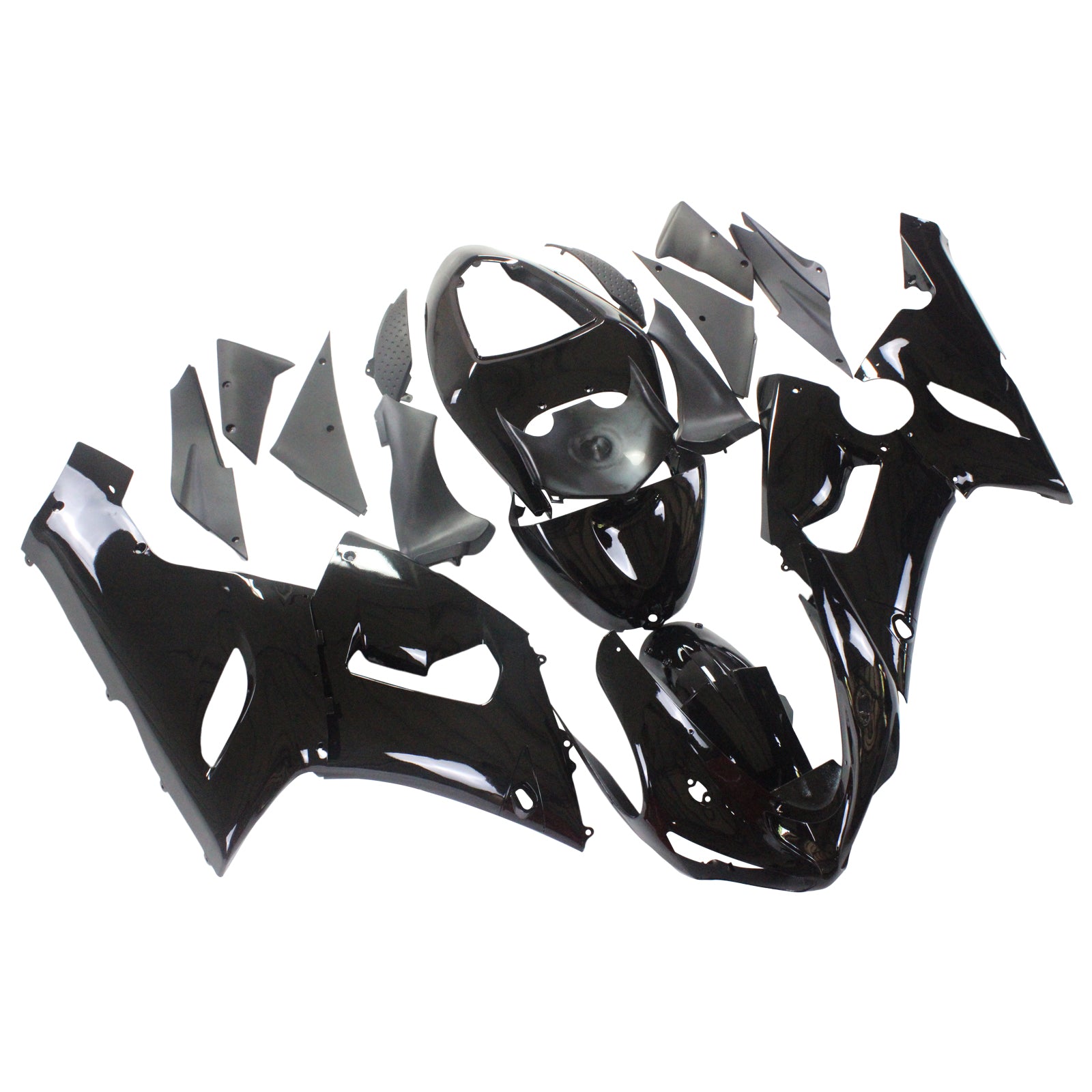 2005-2006 Kawasaki ZX6R 636 Kit de carenagem de injeção de AMOTOPT ABS PLÁSTICO DE PLÁSTICOS #108