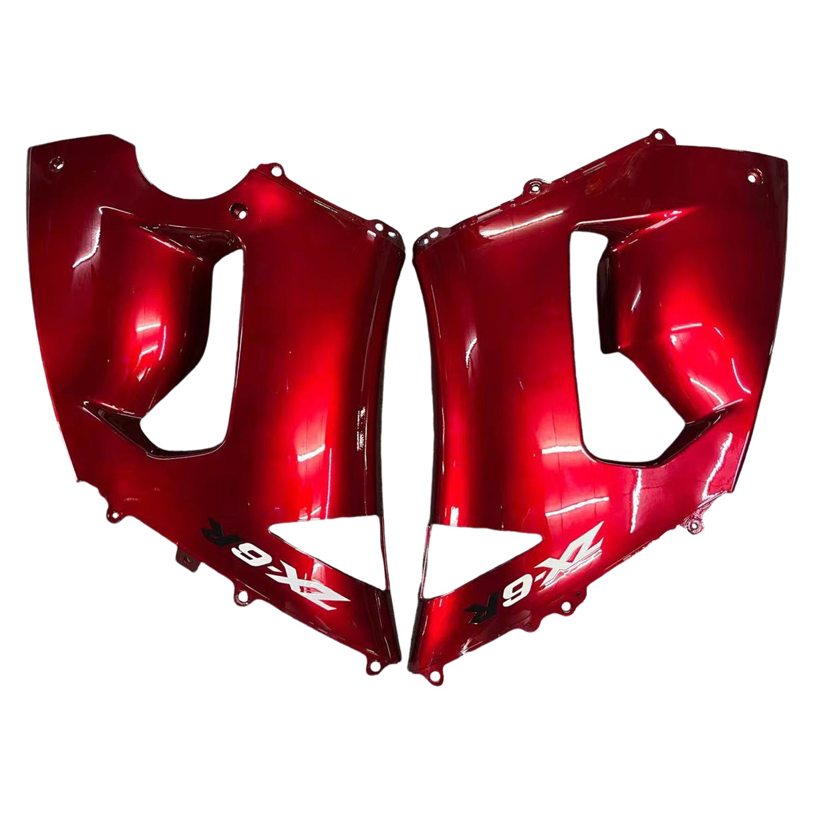 2005-2006 Kawasaki ZX6R 636 Kit de carenagem de injeção AMOTOTART ABS PLÁSTICO DE PLÁSTICOS #113