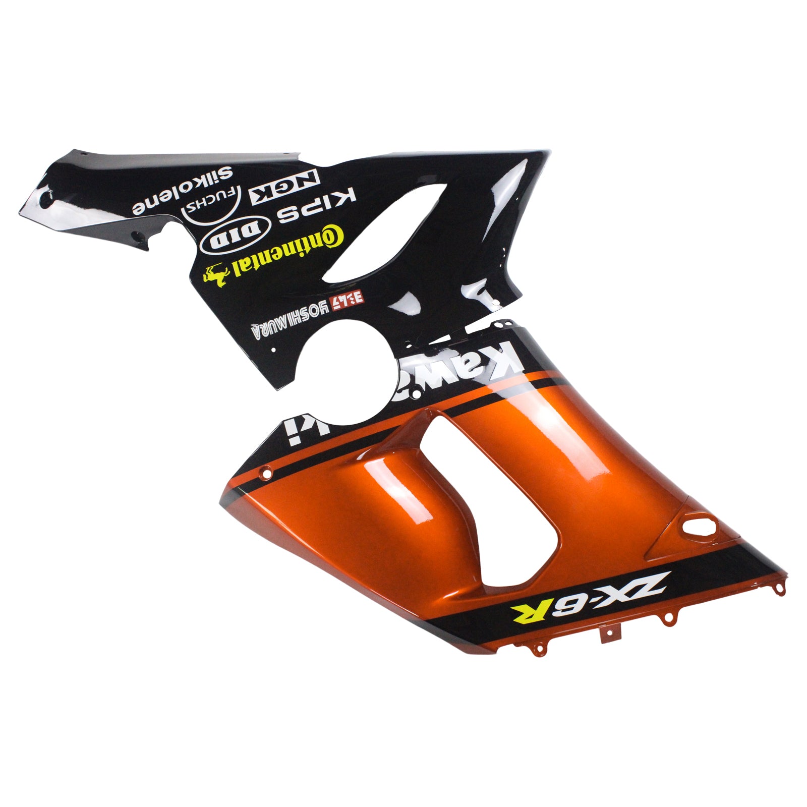 2005-2006 Kawasaki ZX6R 636 Kit de carenagem de injeção de AMOTOPT ABS PLÁSTICO DE PLÁSTICOS #146