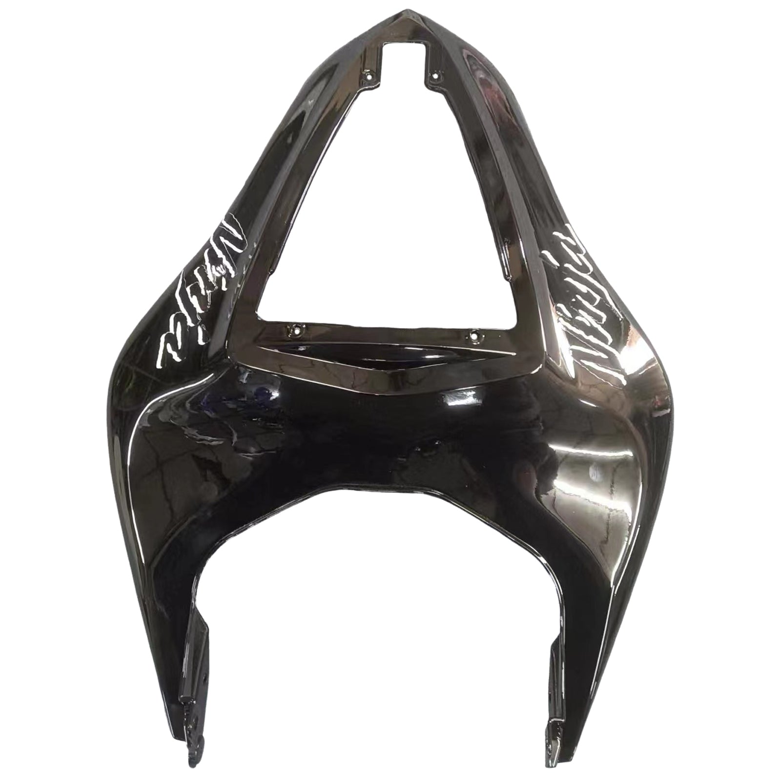 2007-2008 Kawasaki ZX-R ZX636 Fairings Black Yellow Racing Generic