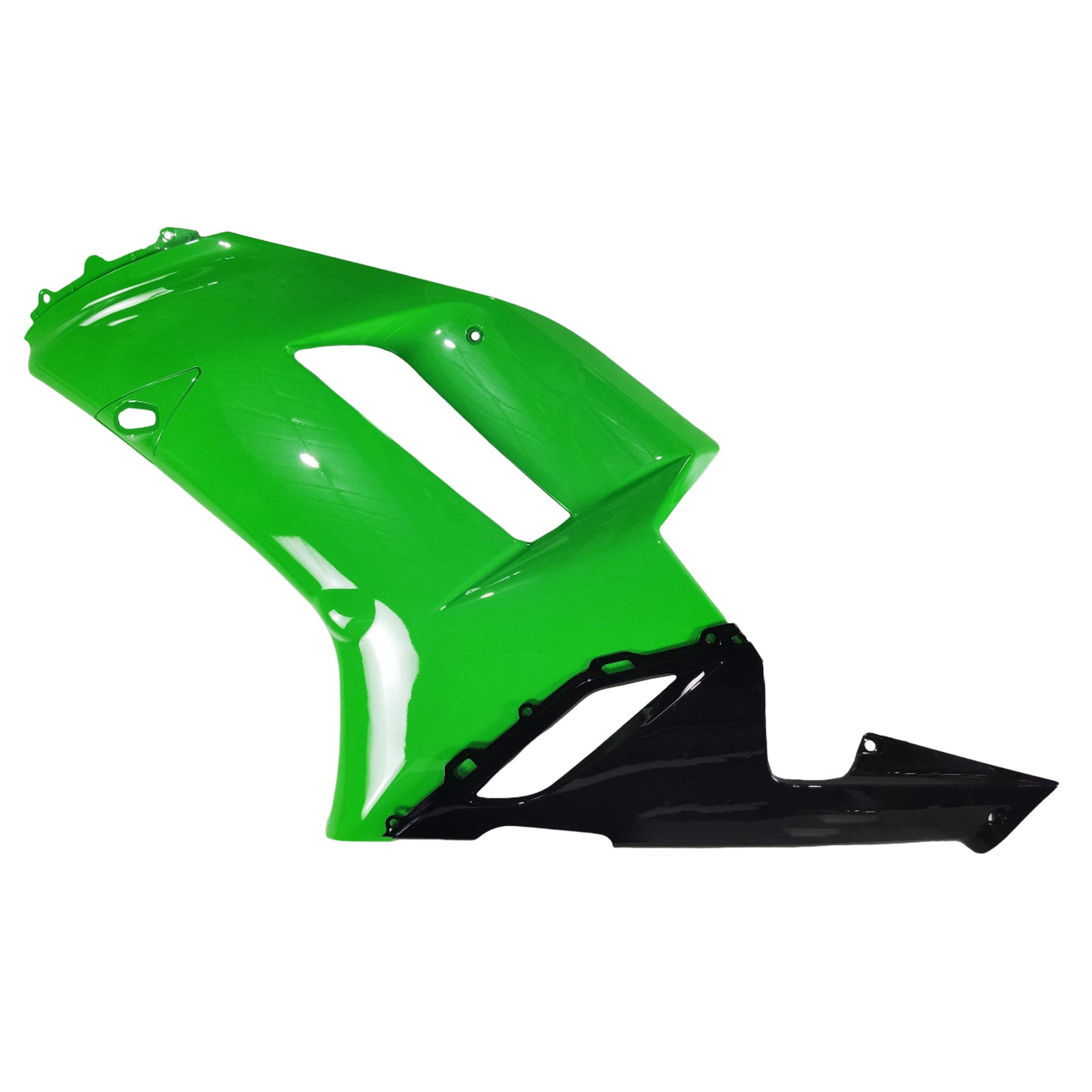 2007-2008 Kawasaki ZX6R 636 Amotopart Kit de carenado de inyección Carrocería Plástico ABS # 112