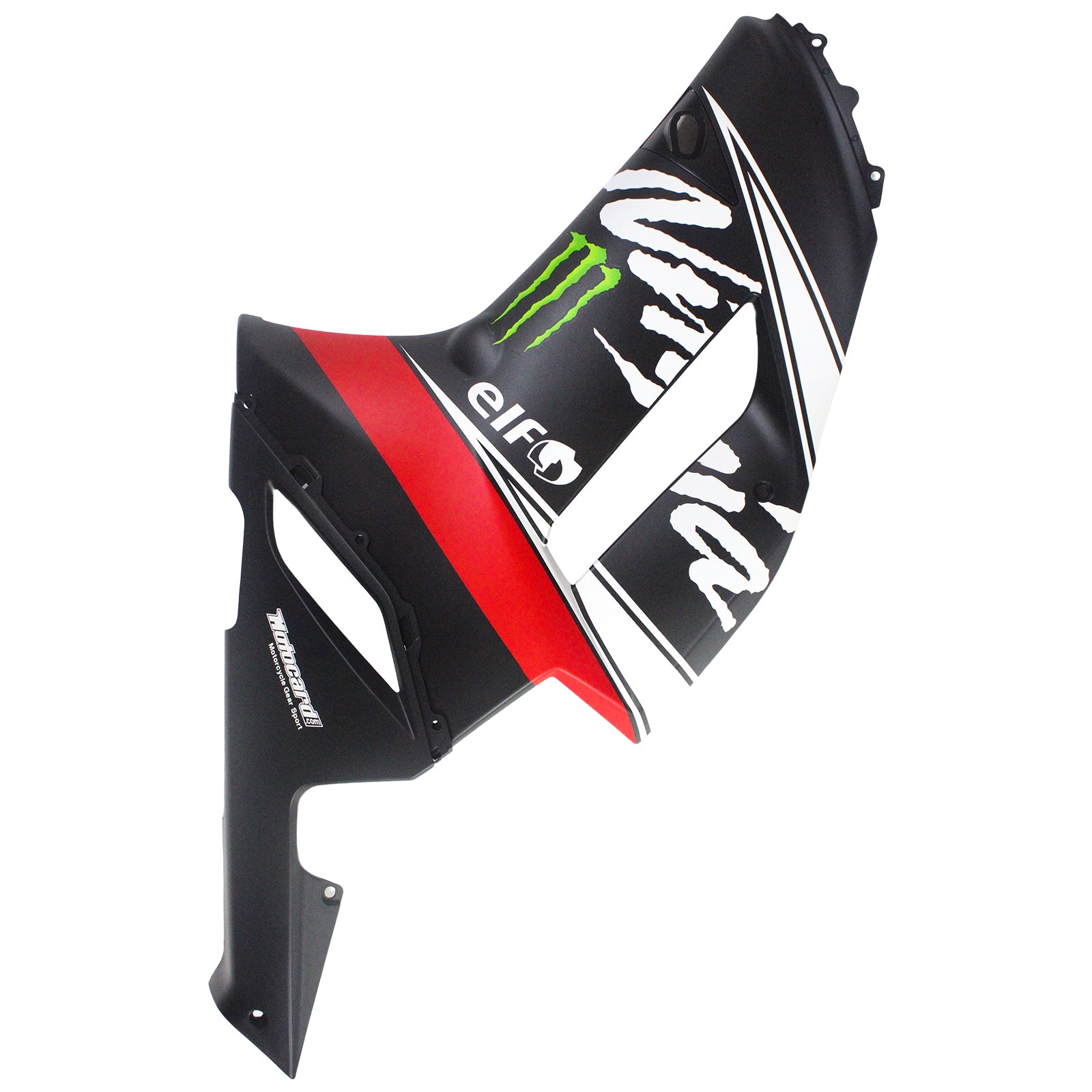 2007-2008 Kawasaki ZX6R 636 Amotopart Kit de carenado de inyección Carrocería Plástico ABS # 136