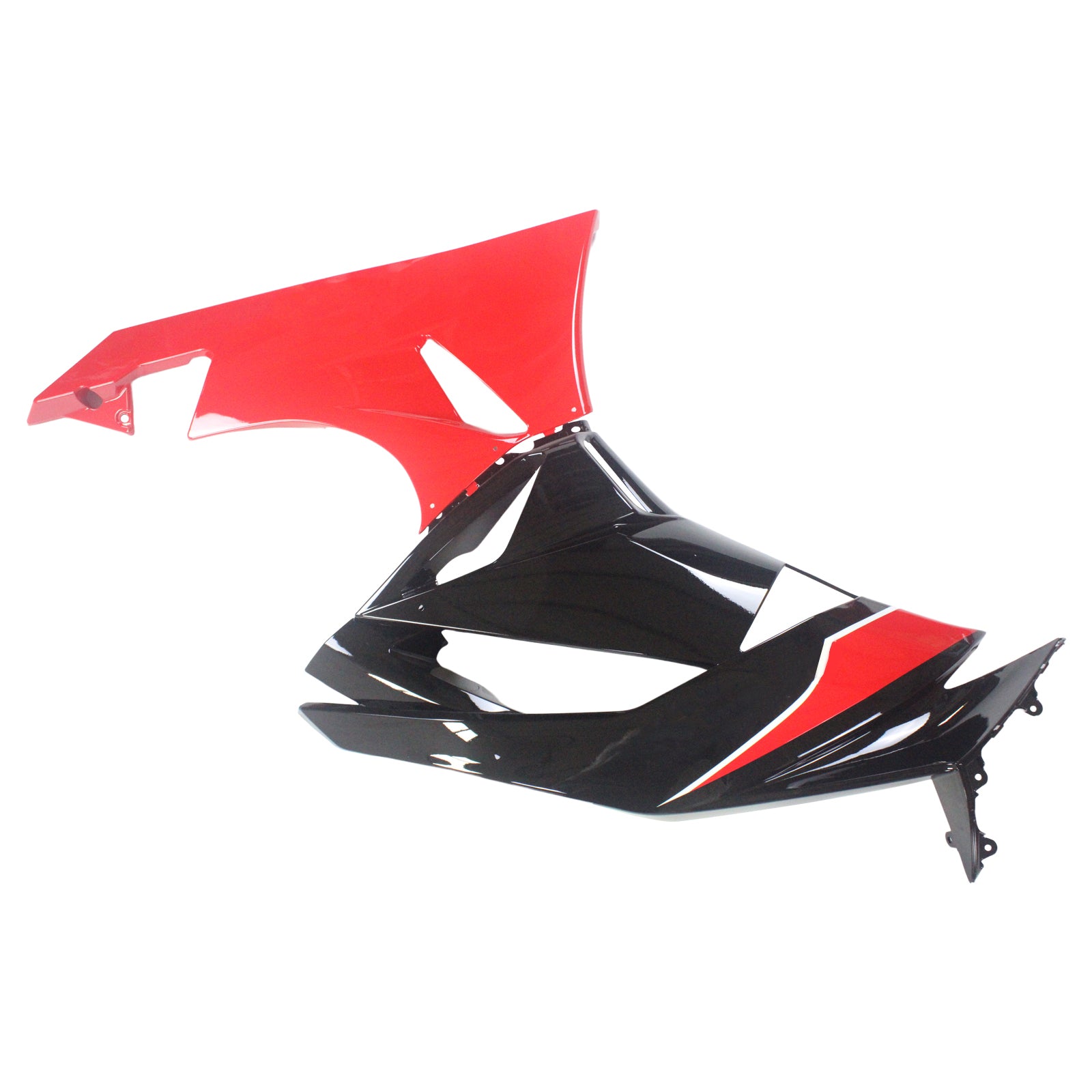 2009-2012 Kawasaki ZX6R 636 Amotopart injectiekuipset carrosserie kunststof ABS #112