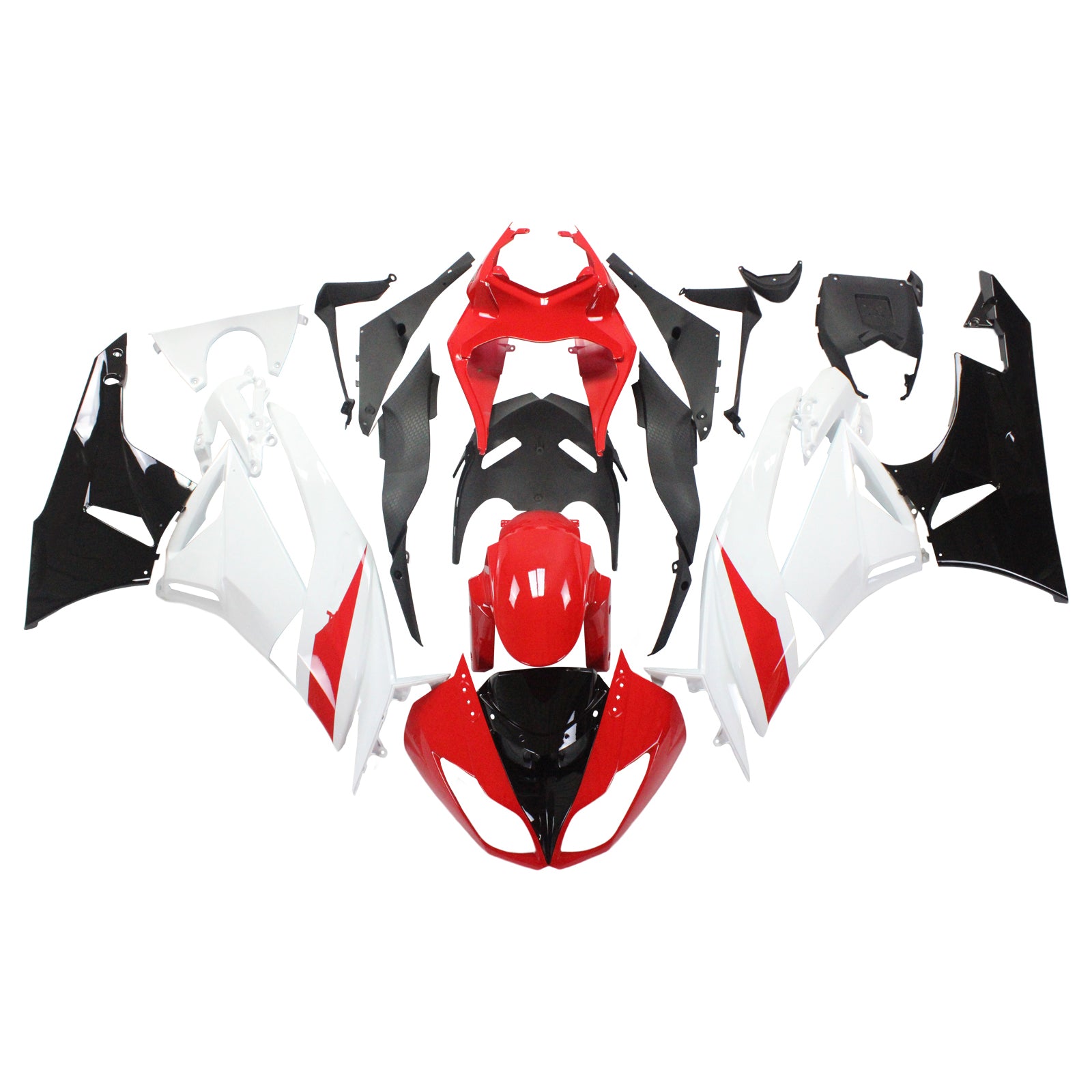 2009-2012 Kawasaki ZX6R 636 Fairing Kit Bodywork Plastic ABS