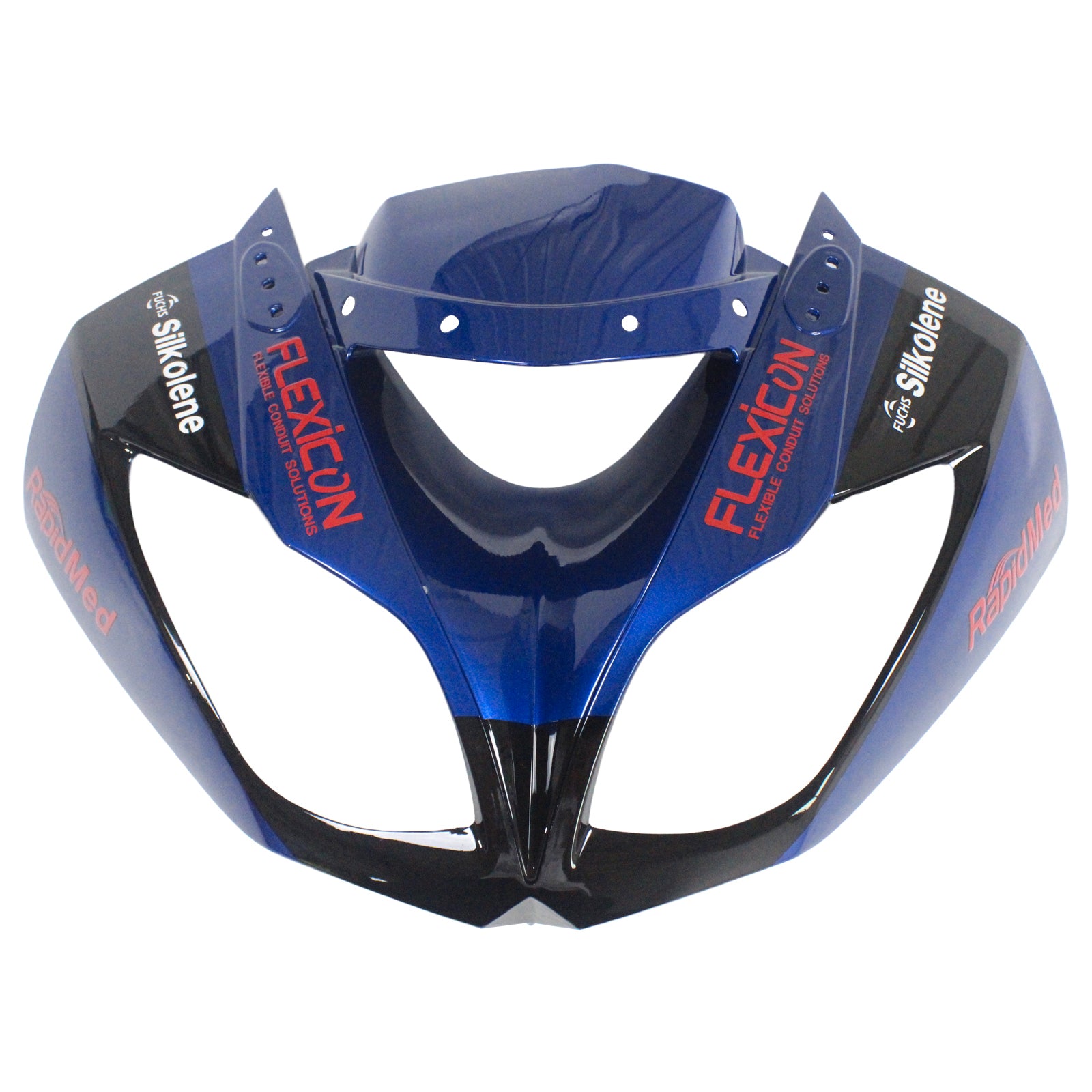 2009-2012 Kawasaki ZX6R 636 Amotopart Kit de carénage d'injection carrosserie plastique ABS #115