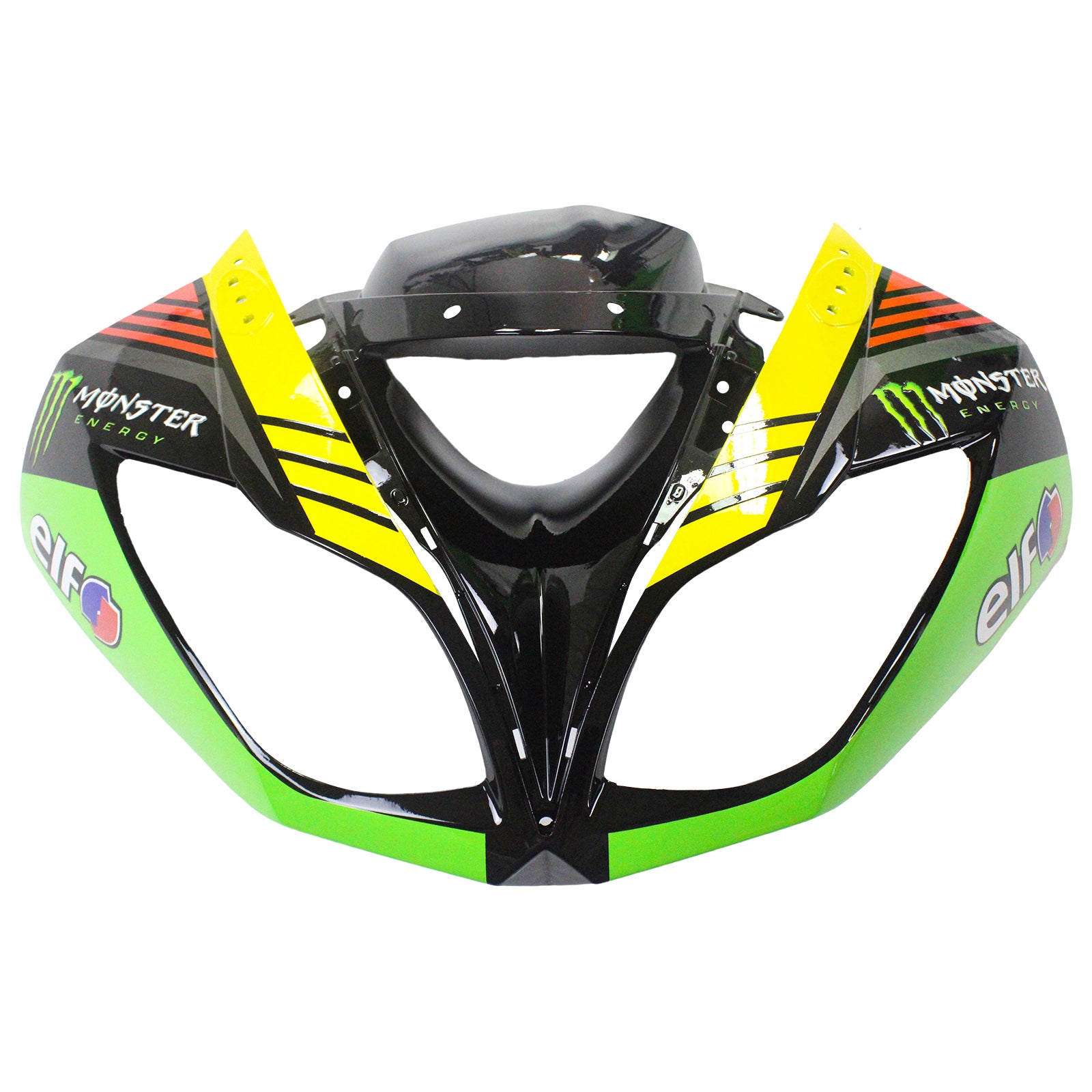 2009-2012 Kawasaki ZX6R 636 Amotopart Kit de carenado de inyección Carrocería Plástico ABS # 116