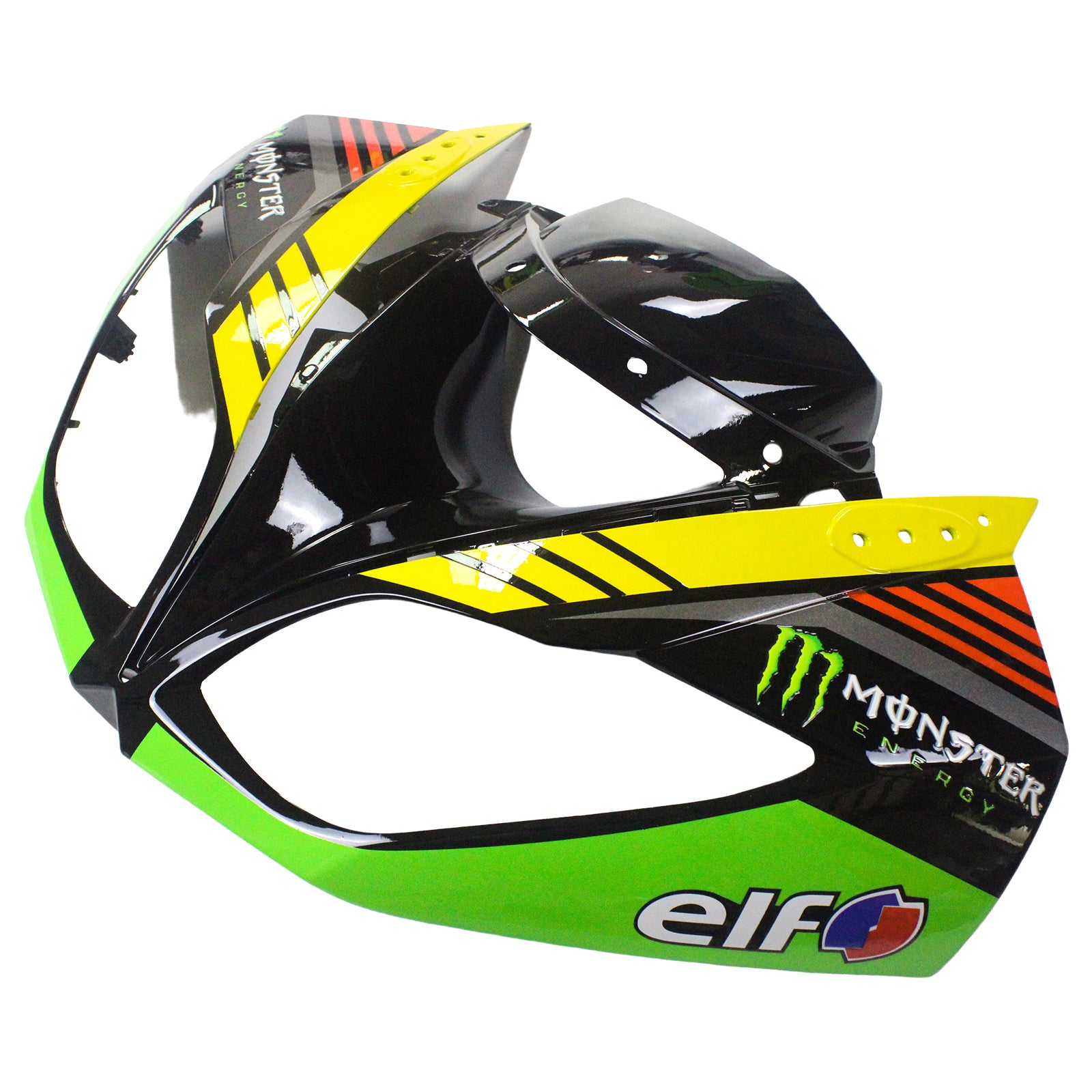 2009-2012 Kawasaki ZX6R 636 Amotopart Kit de carenado de inyección Carrocería Plástico ABS # 116