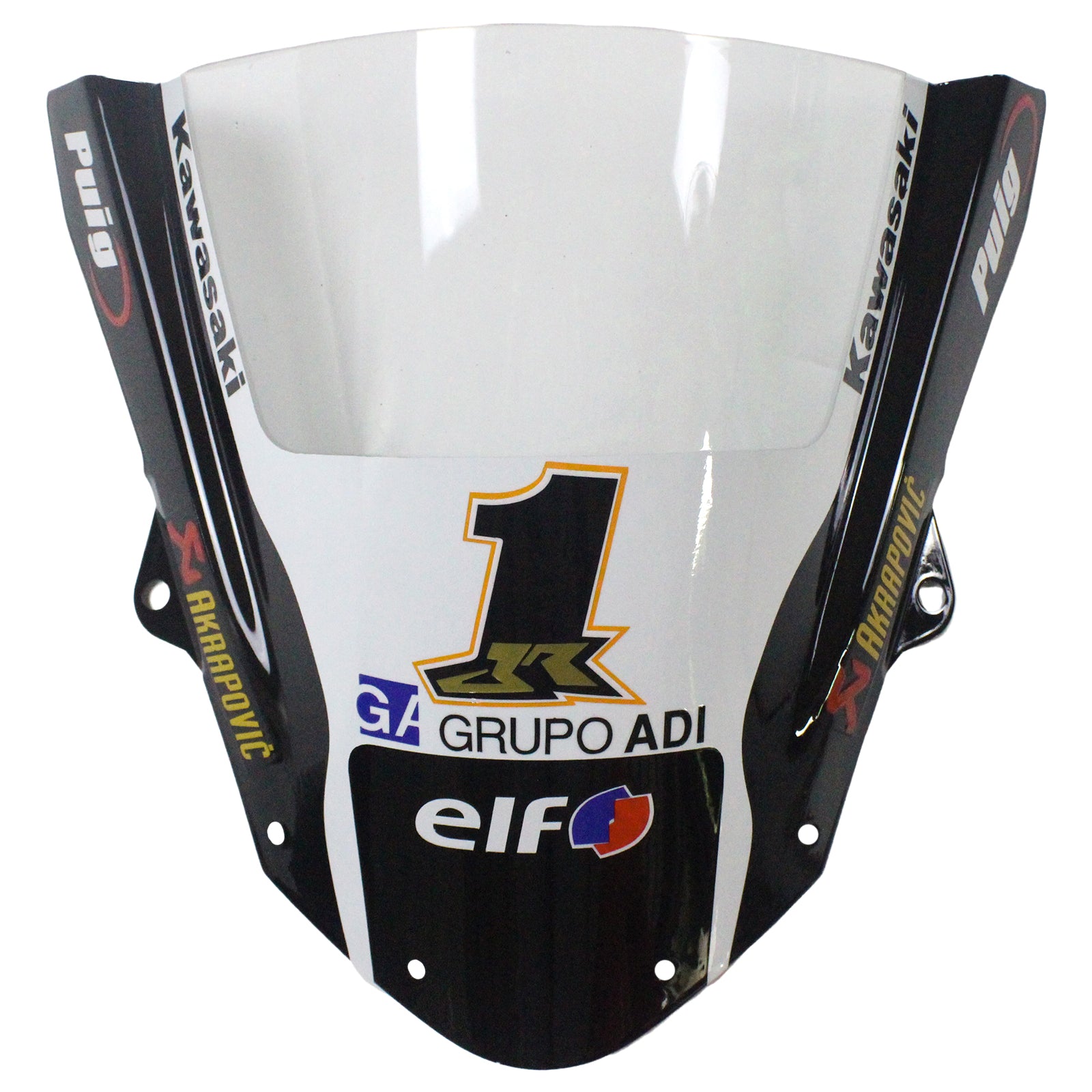 2009-2012 Kawasaki ZX6R 636 Amotopart Kit de carenado de inyección Carrocería Plástico ABS # 116