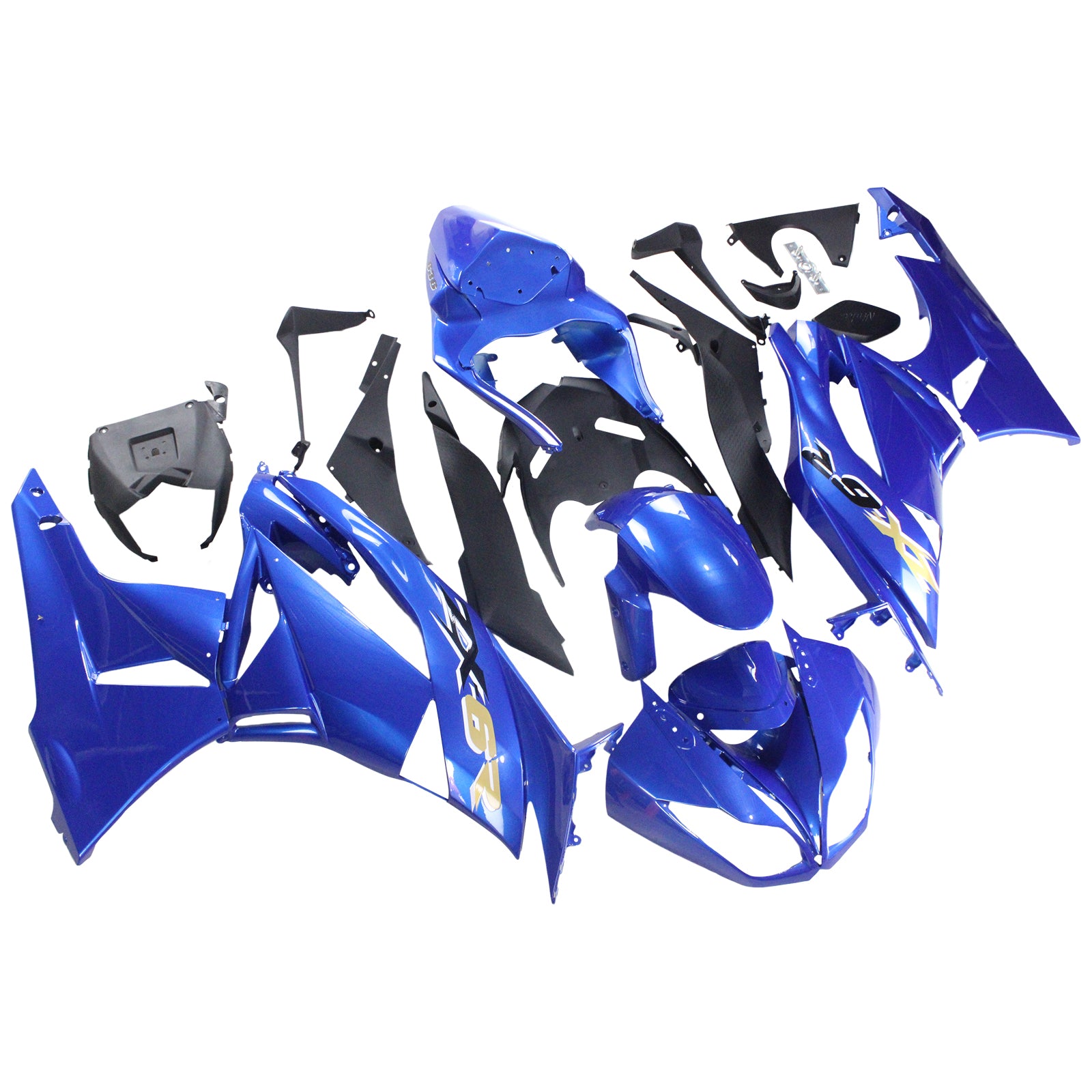 2009-2012 Kawasaki ZX6R 636 Fairing Kit Bodywork Plastic ABS