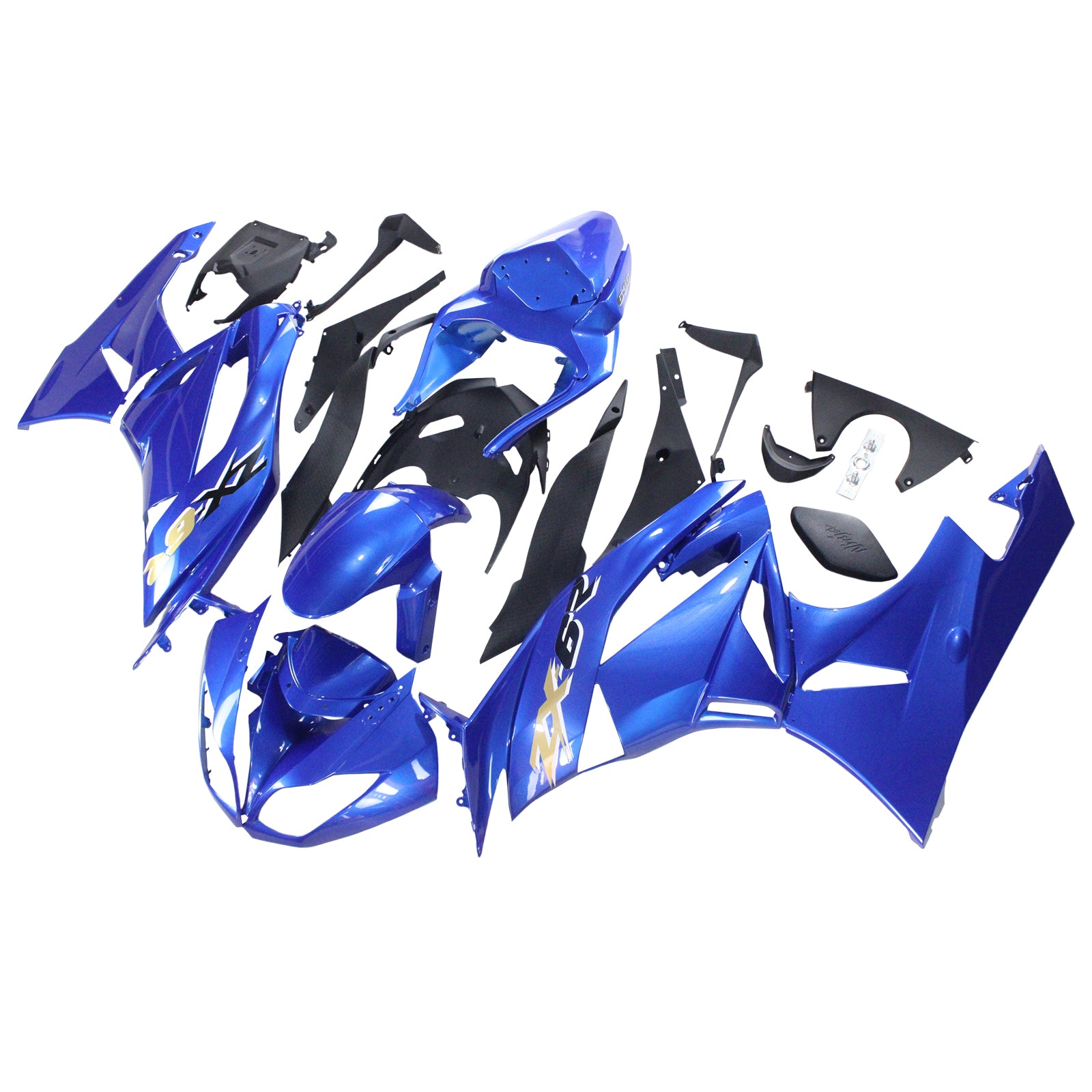 2009-2012 Kawasaki ZX6R 636 Fairing Kit Bodywork Plastic ABS