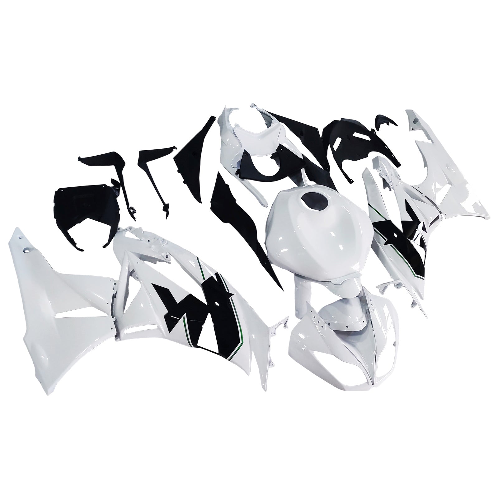 2009-2012 Kawasaki ZX6R 636 kuipset carrosserie kunststof ABS