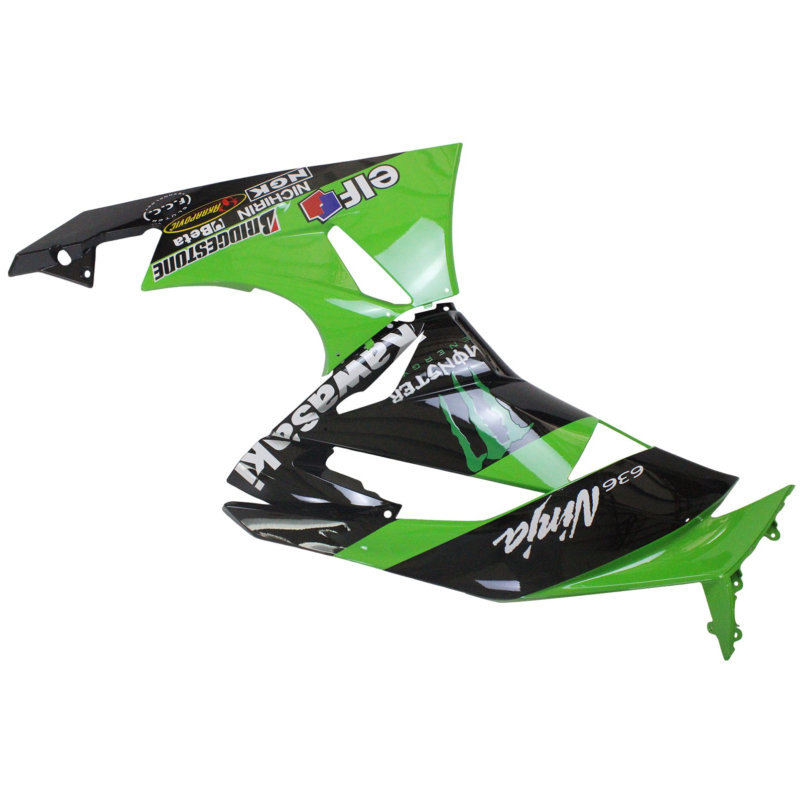 2009-2012 Kawasaki ZX6R 636 Fairing Kit Bodywork Plastic ABS